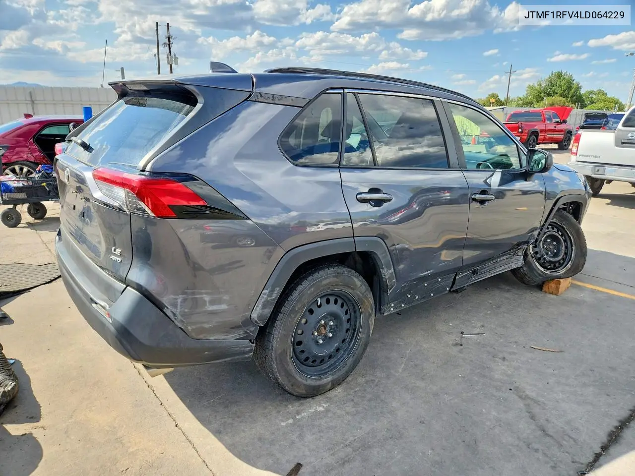 2020 Toyota Rav4 Le VIN: JTMF1RFV4LD064229 Lot: 59404906