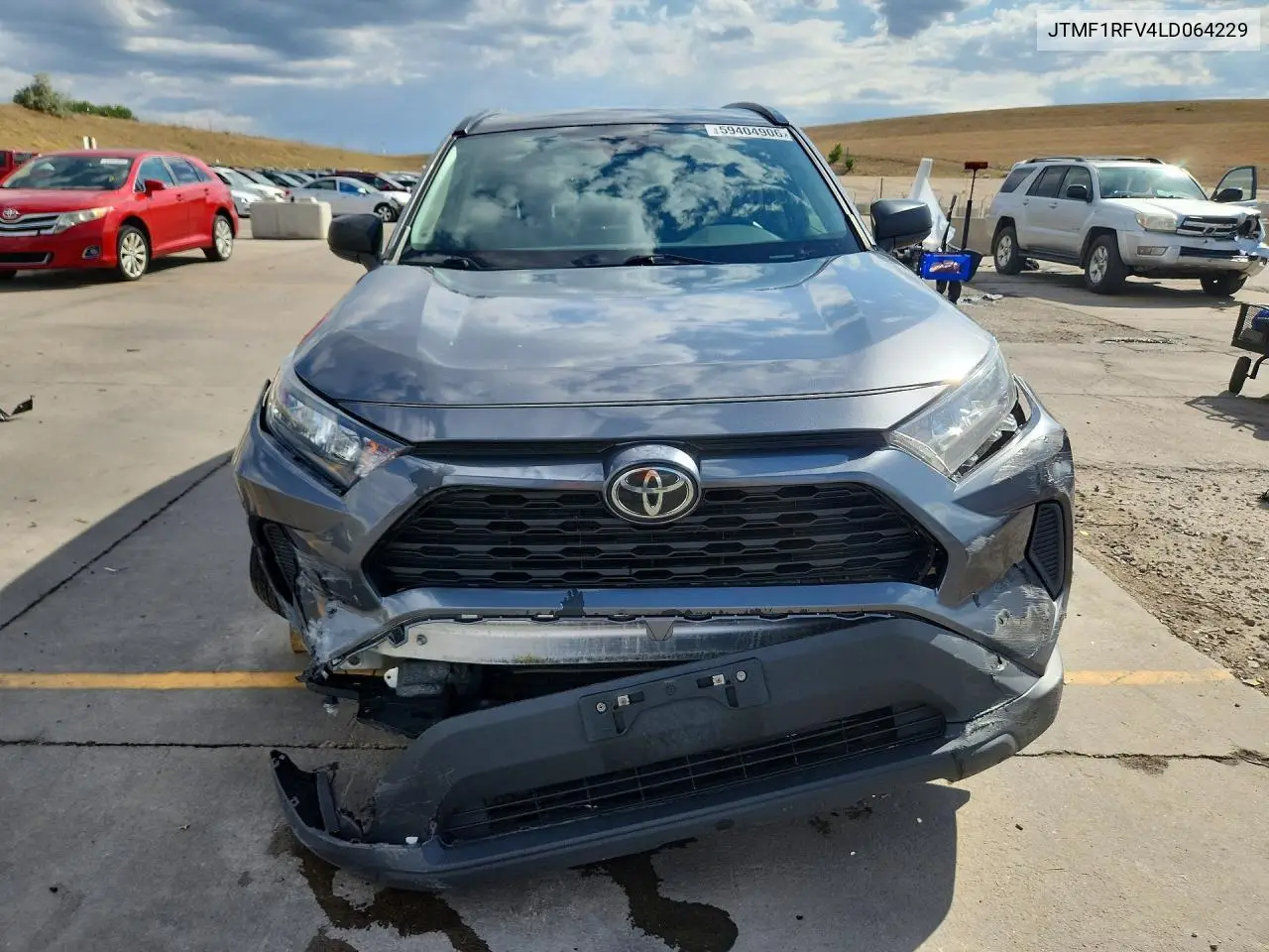 2020 Toyota Rav4 Le VIN: JTMF1RFV4LD064229 Lot: 59404906