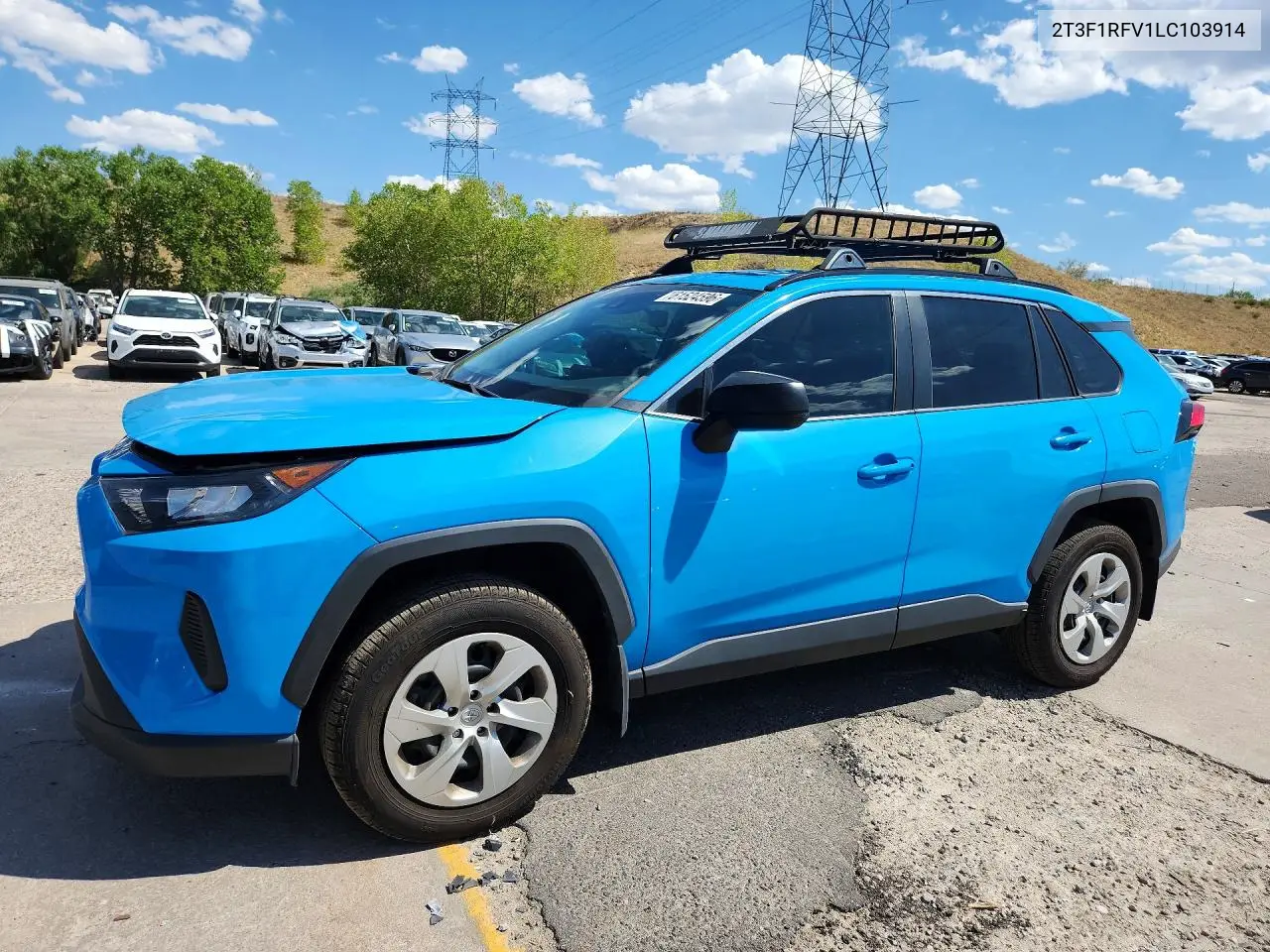 2020 Toyota Rav4 Le VIN: 2T3F1RFV1LC103914 Lot: 61524596