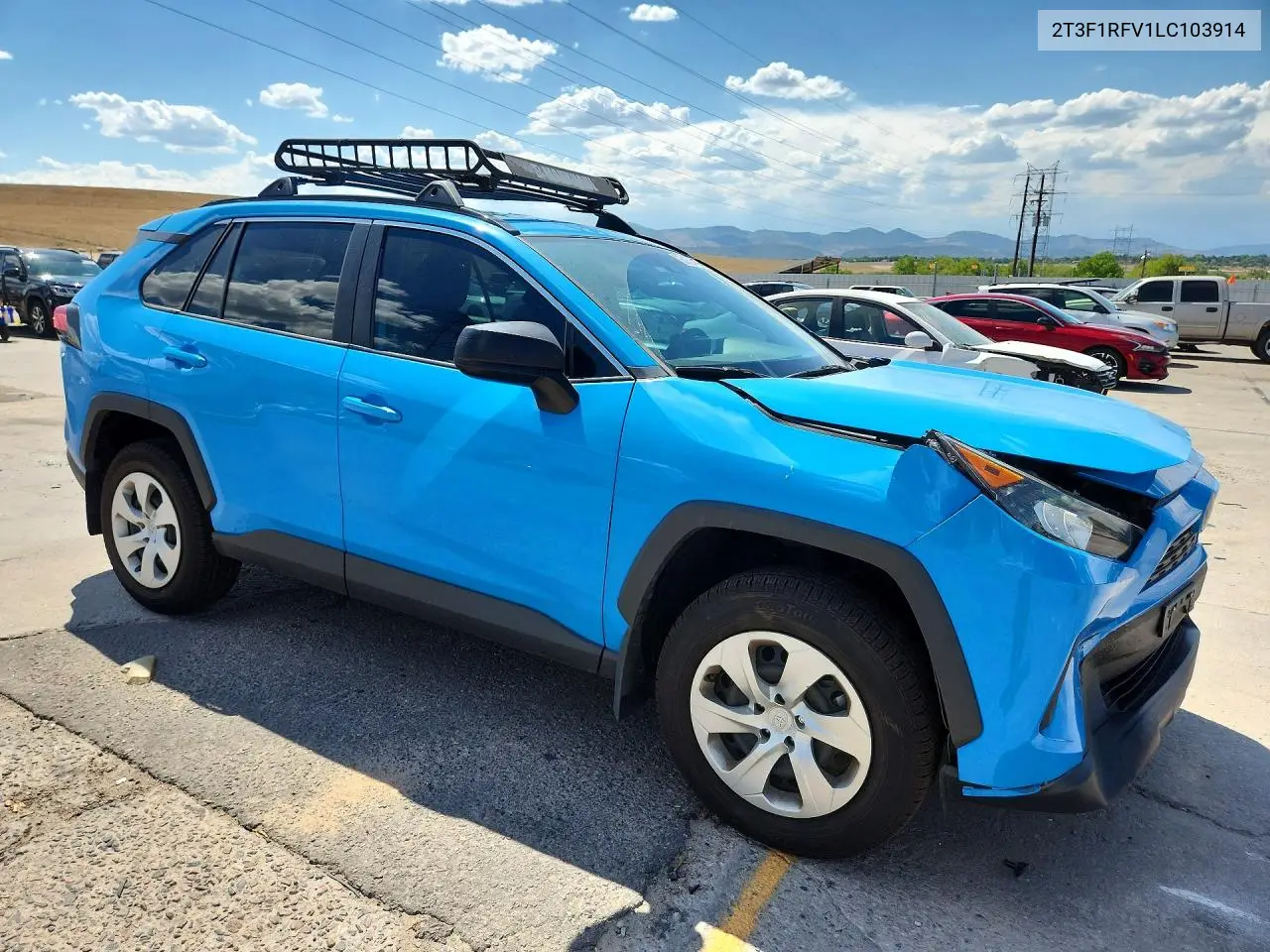 2020 Toyota Rav4 Le VIN: 2T3F1RFV1LC103914 Lot: 61524596