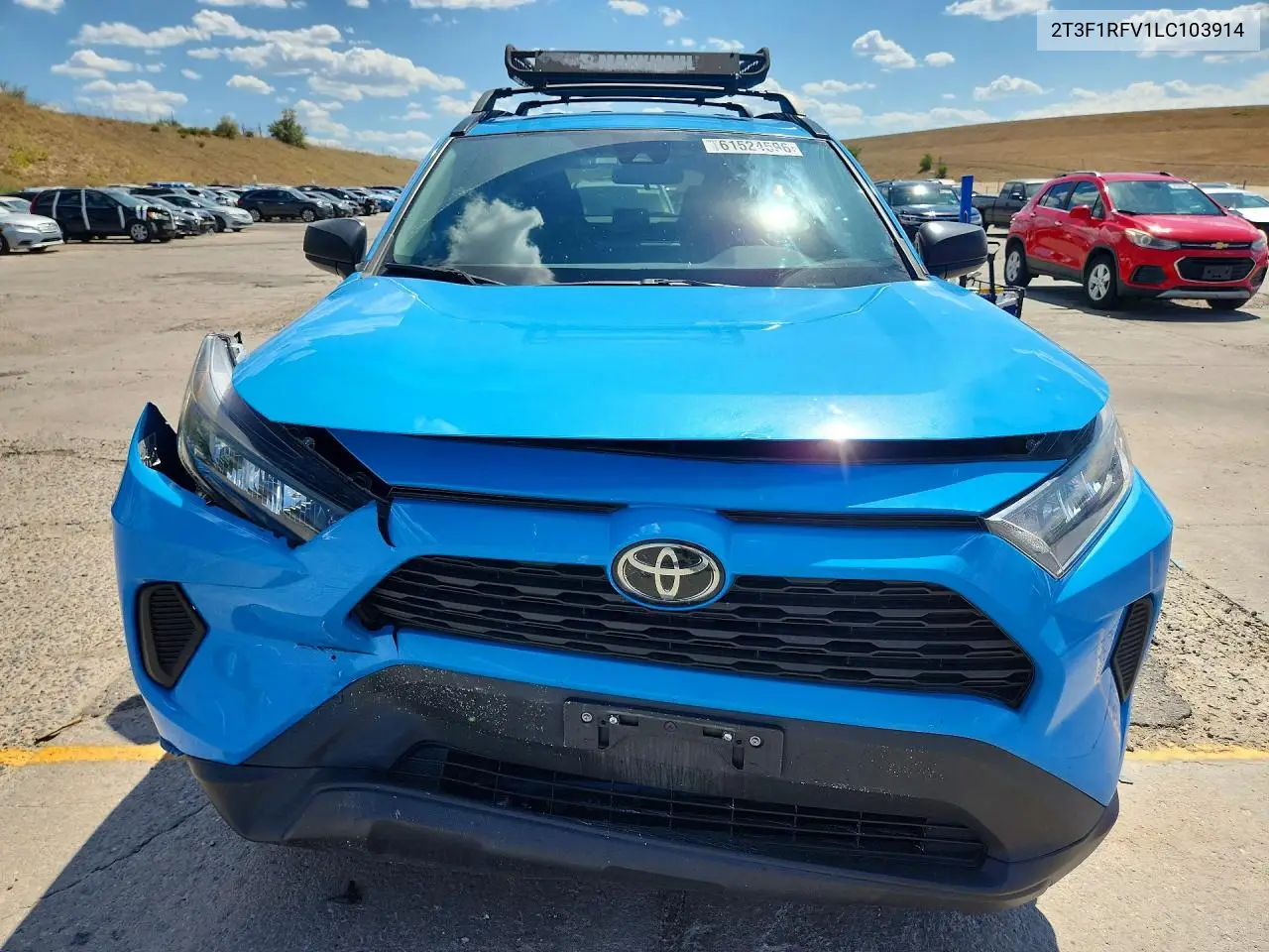 2020 Toyota Rav4 Le VIN: 2T3F1RFV1LC103914 Lot: 61524596