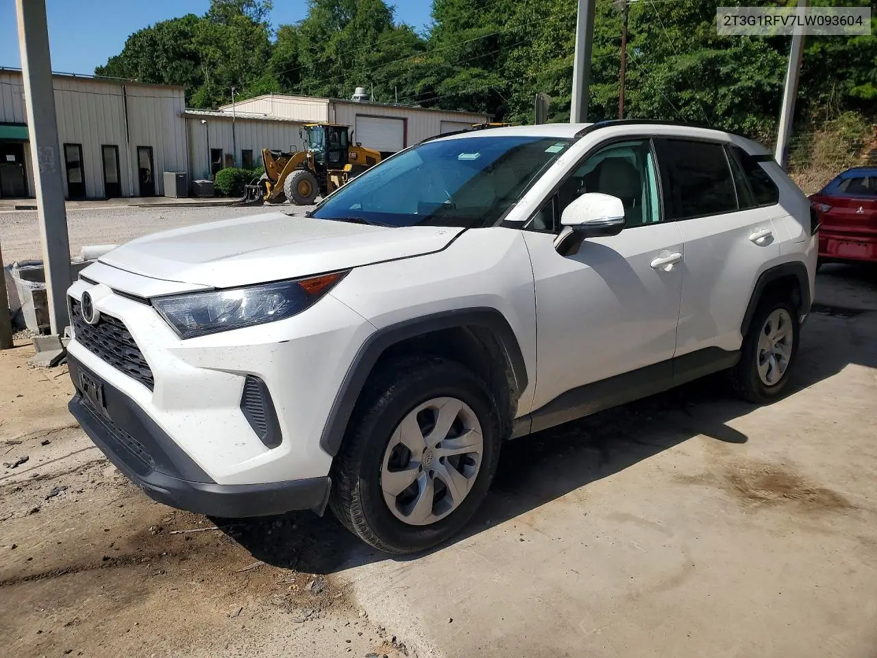 2020 Toyota Rav4 Le VIN: 2T3G1RFV7LW093604 Lot: 61560826