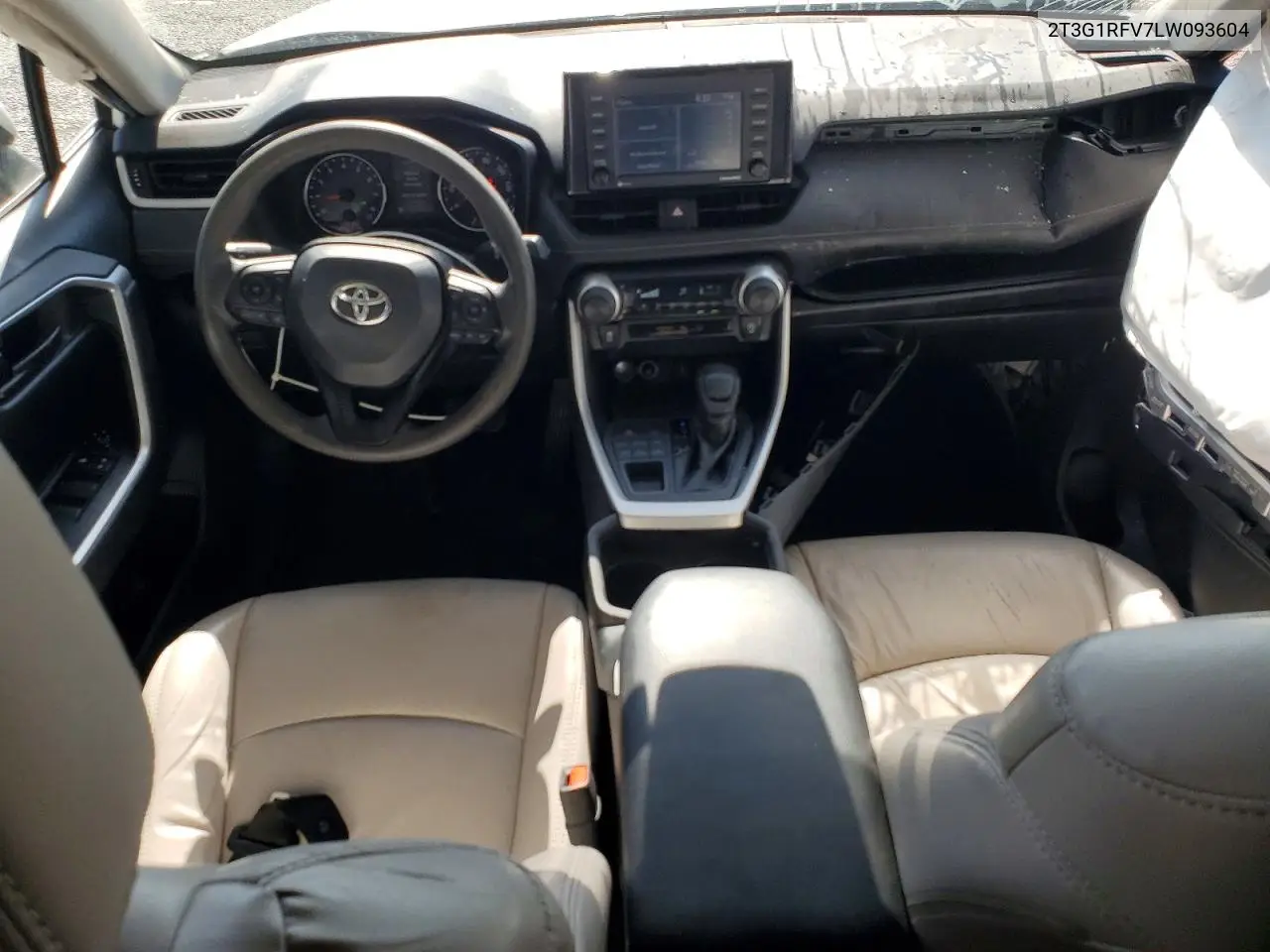 2020 Toyota Rav4 Le VIN: 2T3G1RFV7LW093604 Lot: 61560826