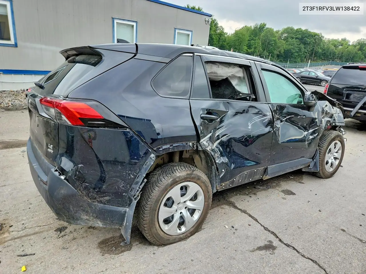 2020 Toyota Rav4 Le VIN: 2T3F1RFV3LW138422 Lot: 62019526