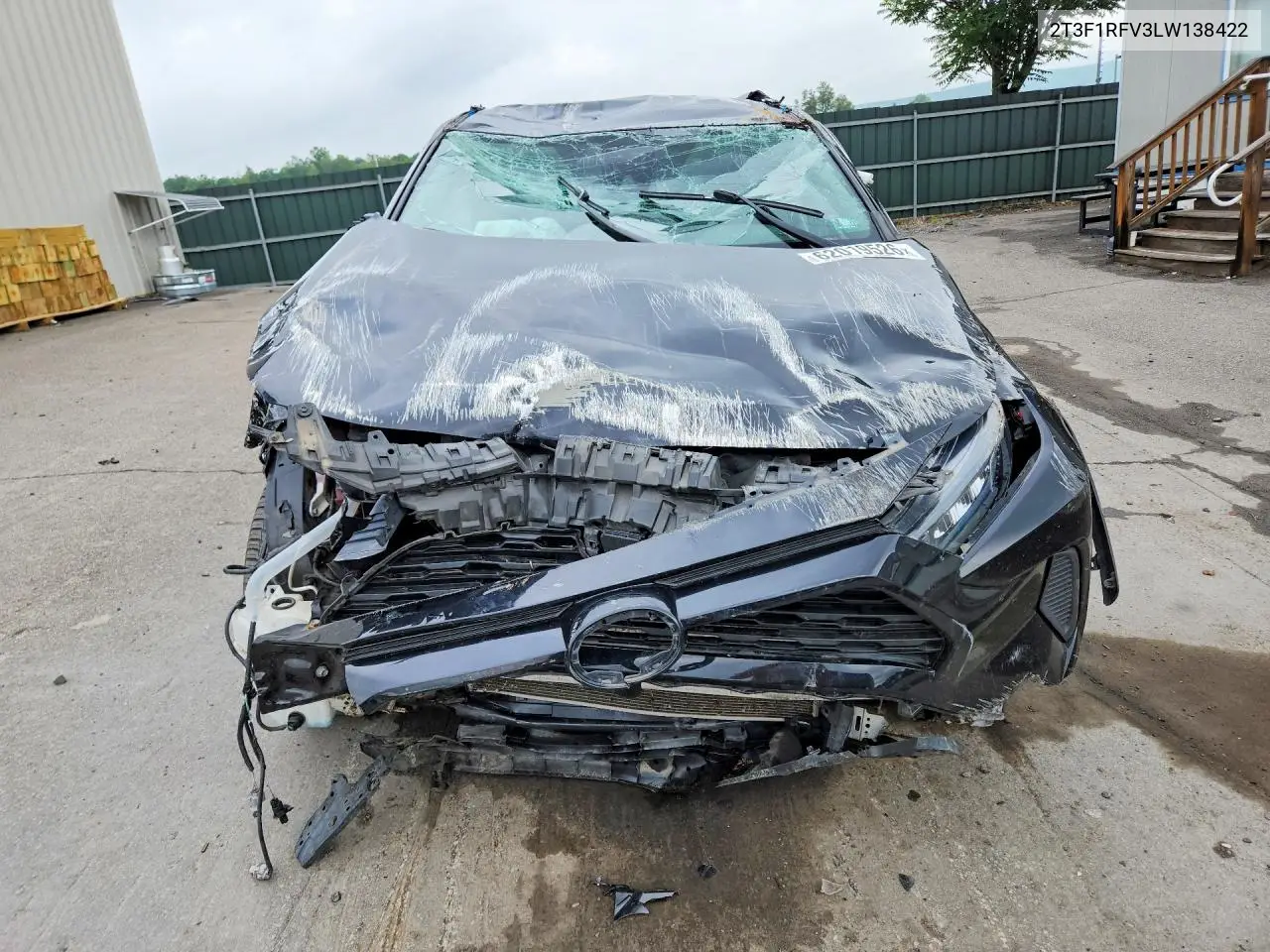 2020 Toyota Rav4 Le VIN: 2T3F1RFV3LW138422 Lot: 62019526