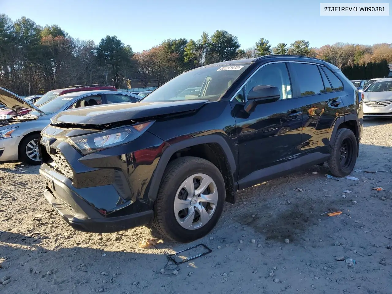 2T3F1RFV4LW090381 2020 Toyota Rav4 Le
