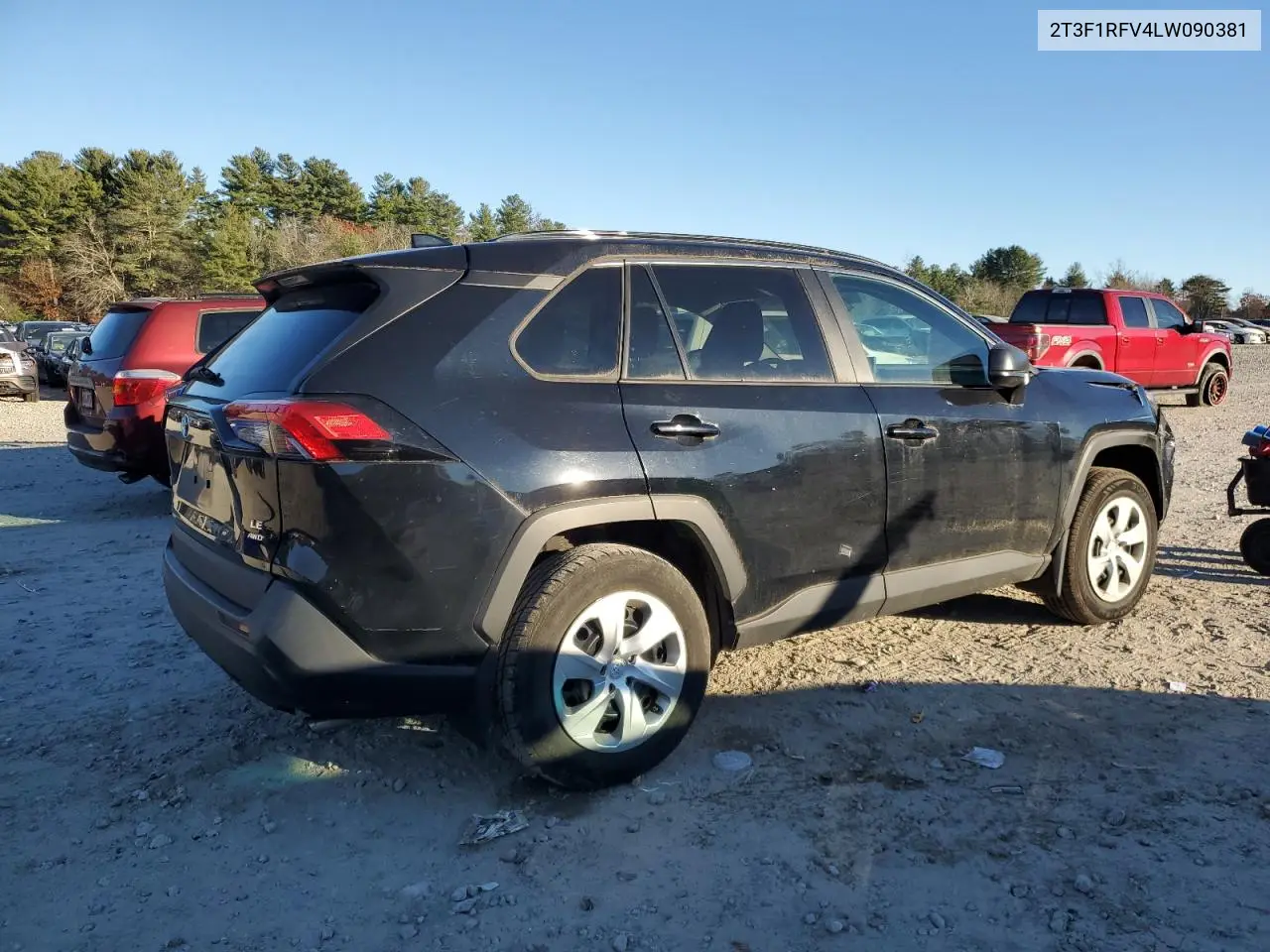 2T3F1RFV4LW090381 2020 Toyota Rav4 Le