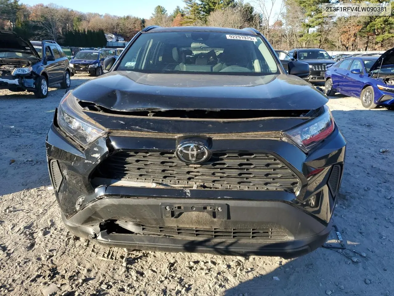 2T3F1RFV4LW090381 2020 Toyota Rav4 Le
