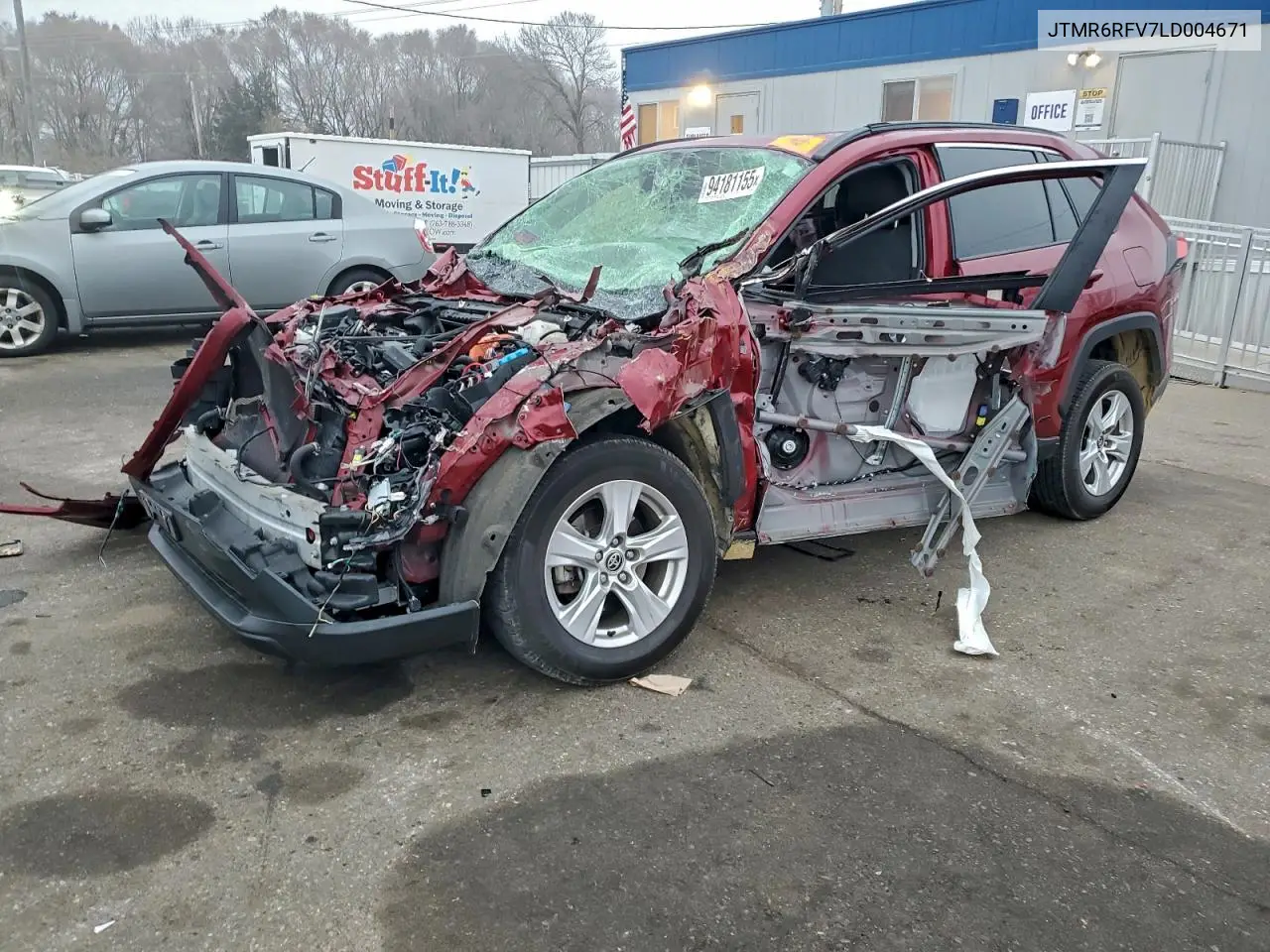 JTMR6RFV7LD004671 2020 Toyota Rav4 Xle