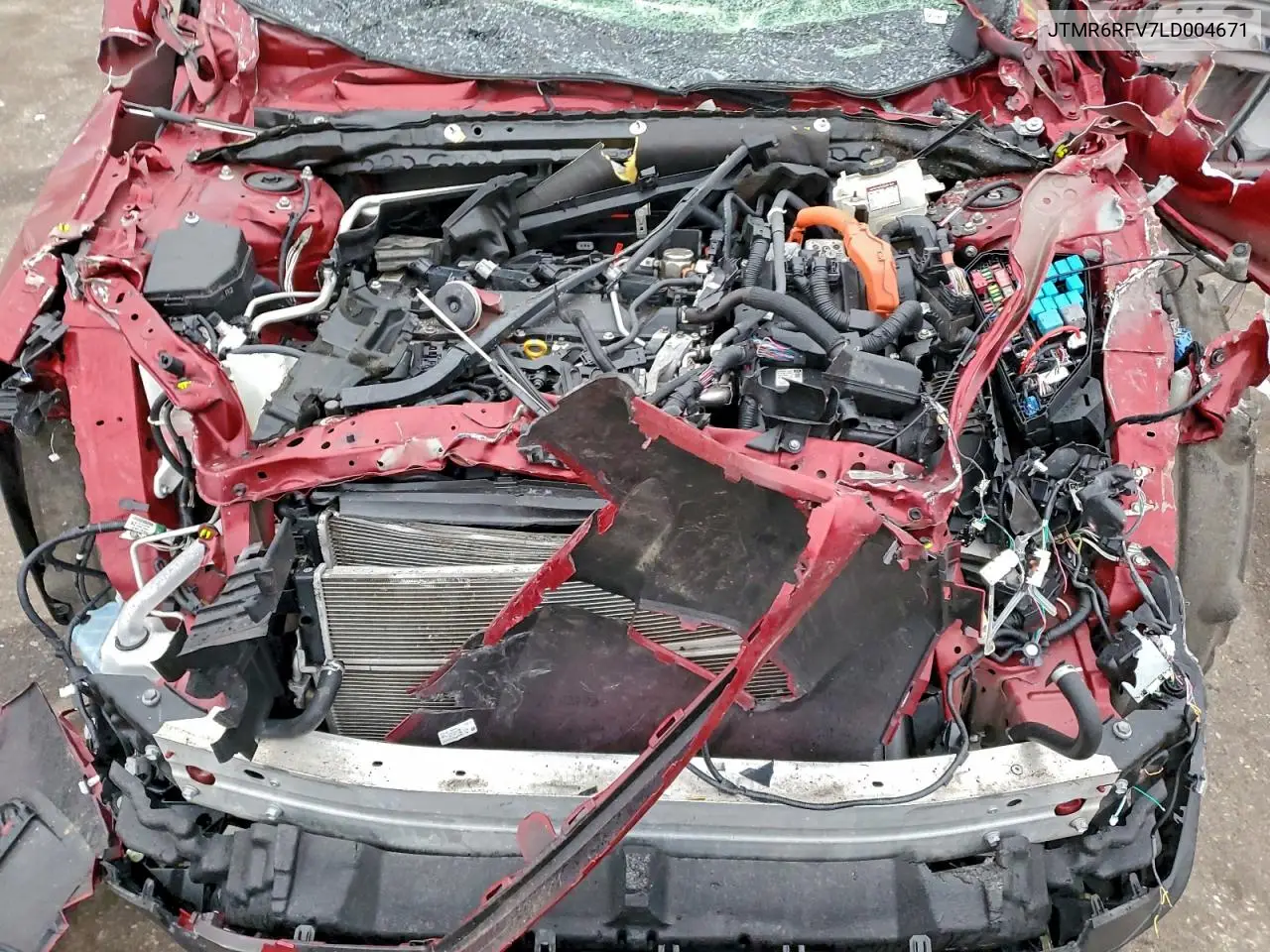 JTMR6RFV7LD004671 2020 Toyota Rav4 Xle