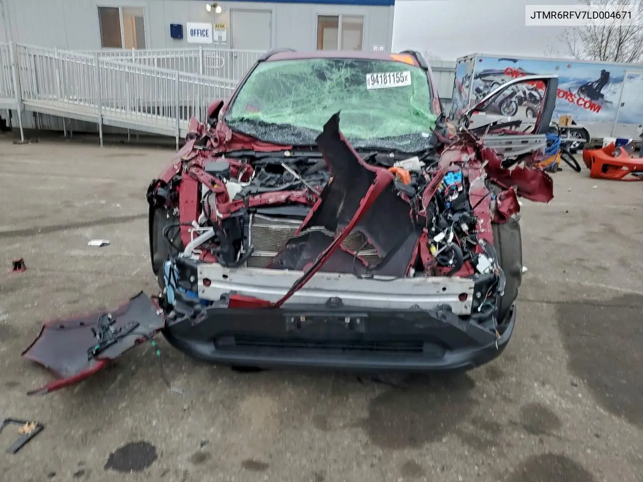 JTMR6RFV7LD004671 2020 Toyota Rav4 Xle