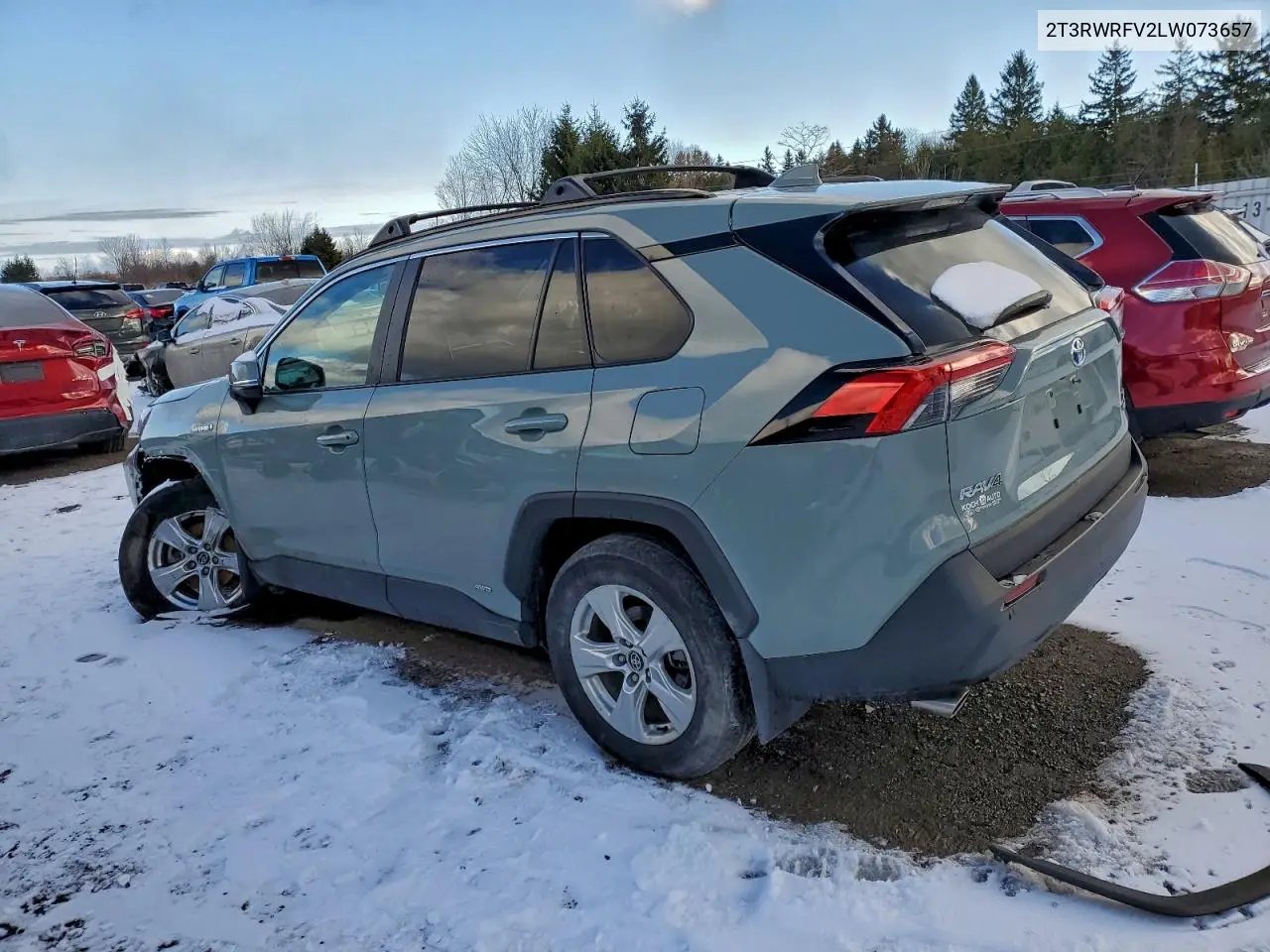 2T3RWRFV2LW073657 2020 Toyota Rav4 Xle