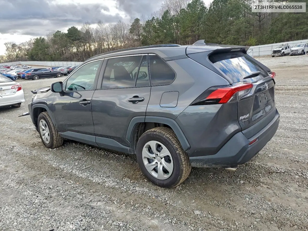 2T3H1RFV4LC065538 2020 Toyota Rav4 Le