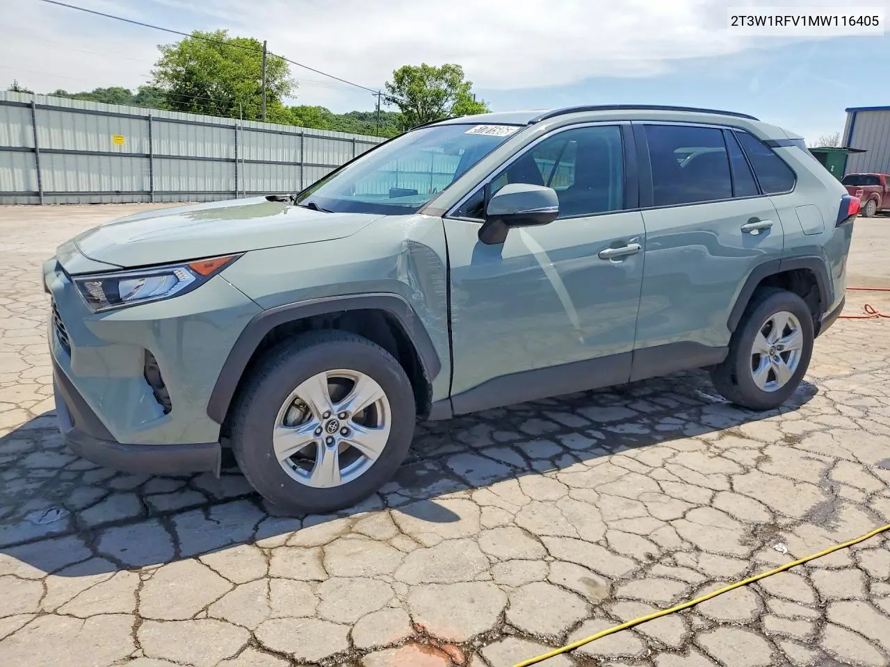 2T3W1RFV1MW116405 2021 Toyota Rav4 Xle