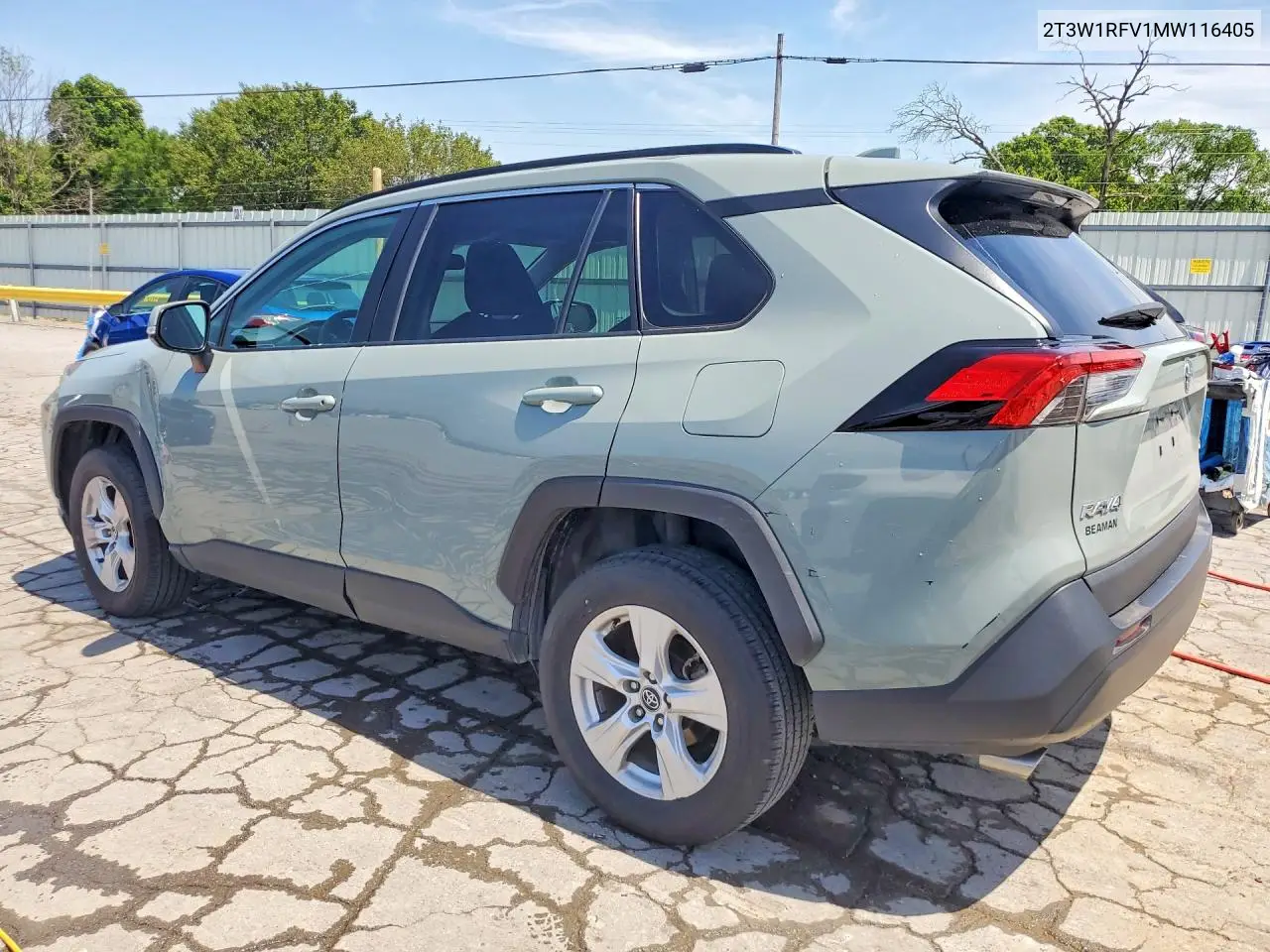 2T3W1RFV1MW116405 2021 Toyota Rav4 Xle