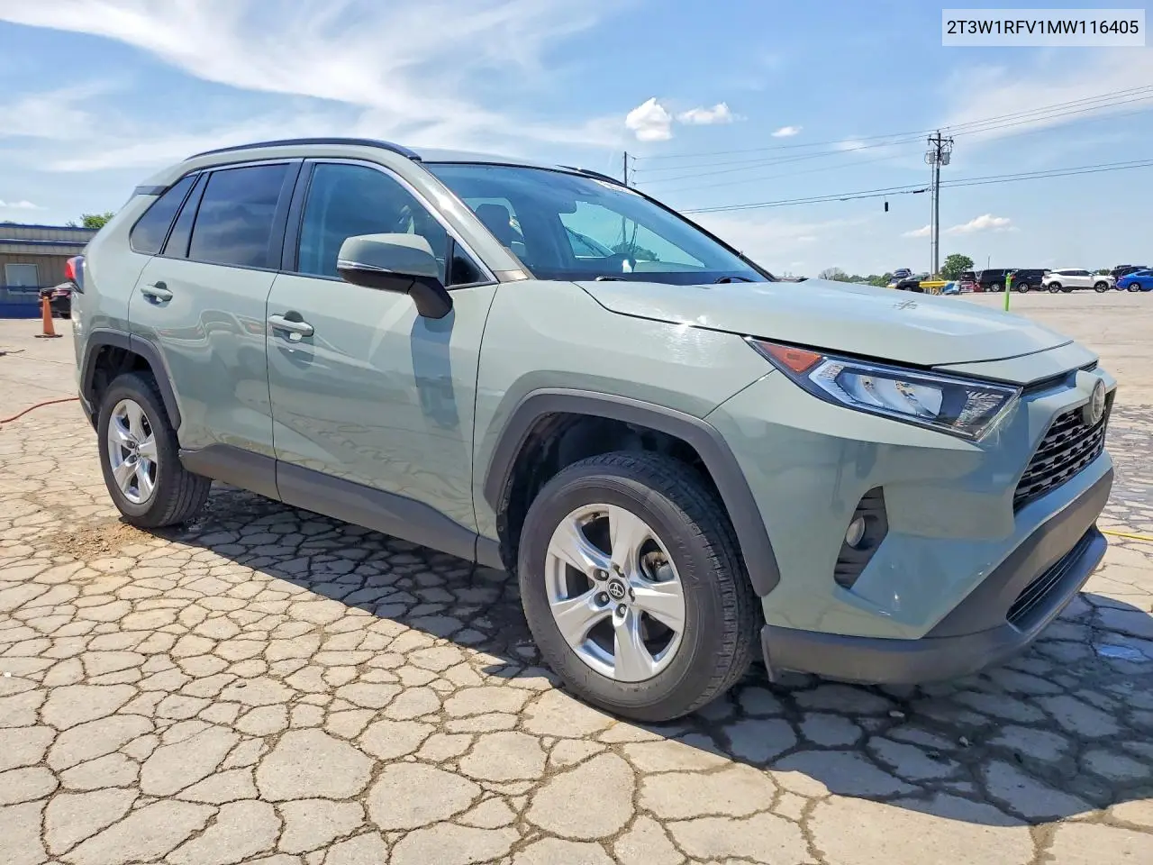 2T3W1RFV1MW116405 2021 Toyota Rav4 Xle