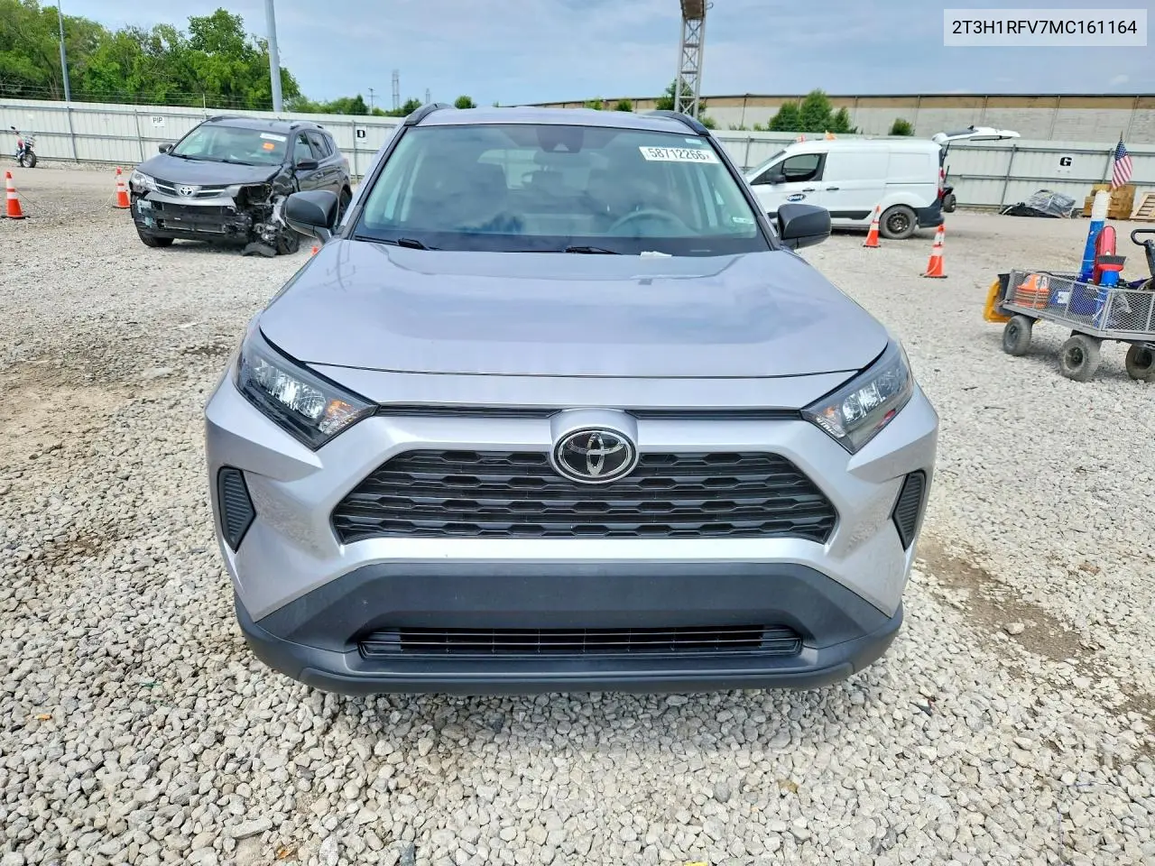 2021 Toyota Rav4 Le VIN: 2T3H1RFV7MC161164 Lot: 58712266