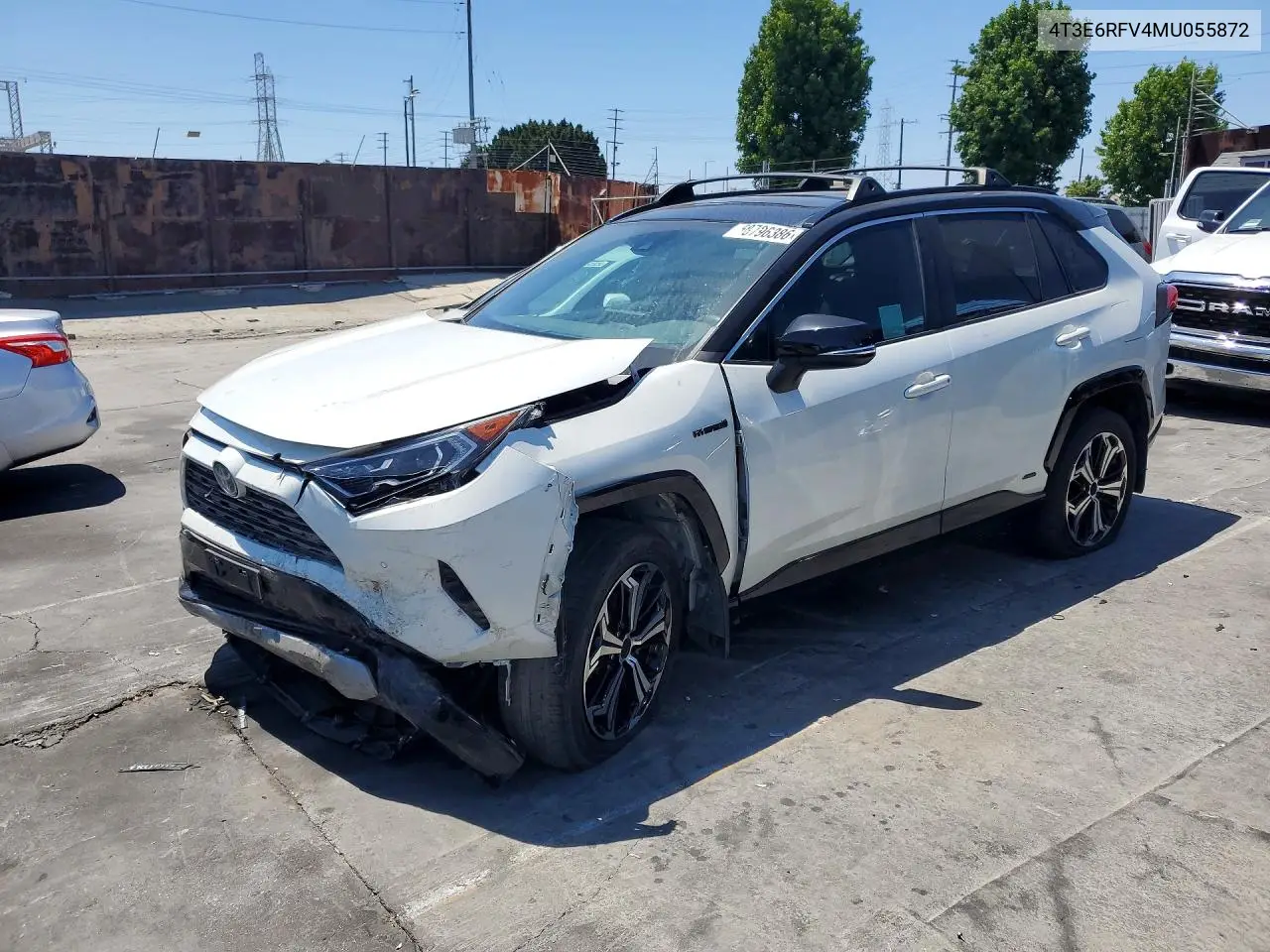 2021 Toyota Rav4 Xse VIN: 4T3E6RFV4MU055872 Lot: 58796386