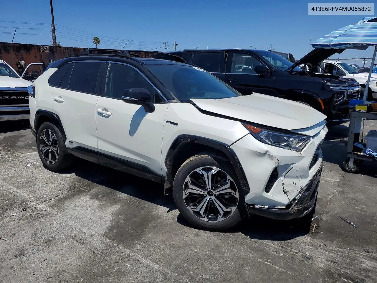 2021 Toyota Rav4 Xse VIN: 4T3E6RFV4MU055872 Lot: 58796386