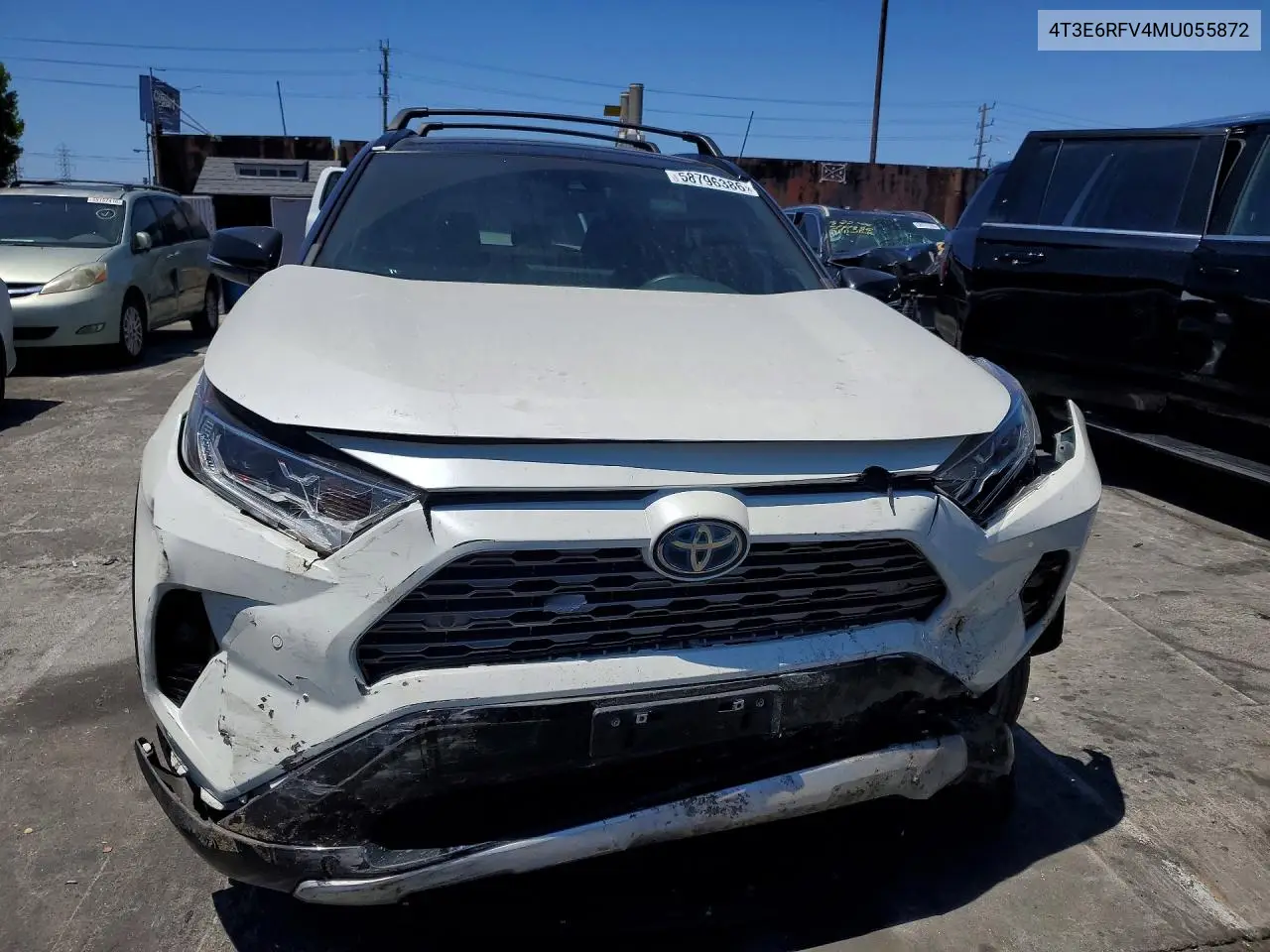 2021 Toyota Rav4 Xse VIN: 4T3E6RFV4MU055872 Lot: 58796386