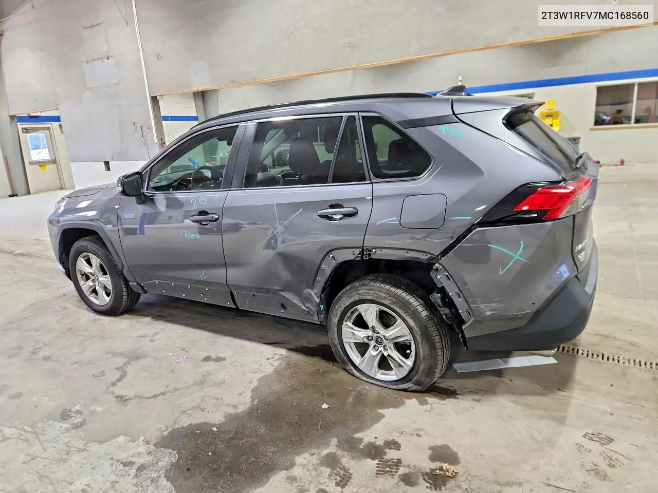 2021 Toyota Rav4 Xle VIN: 2T3W1RFV7MC168560 Lot: 61867166