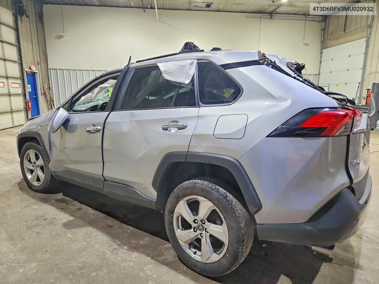 2021 Toyota Rav4 Limited VIN: 4T3D6RFV3MU020932 Lot: 61991126