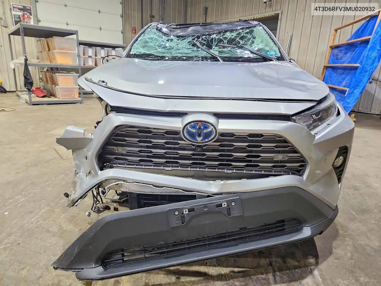 2021 Toyota Rav4 Limited VIN: 4T3D6RFV3MU020932 Lot: 61991126