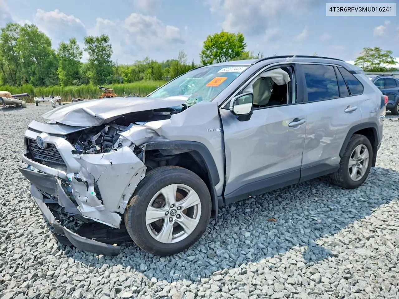 2021 Toyota Rav4 Hybrid Xle VIN: 4T3R6RFV3MU016241 Lot: 62202446