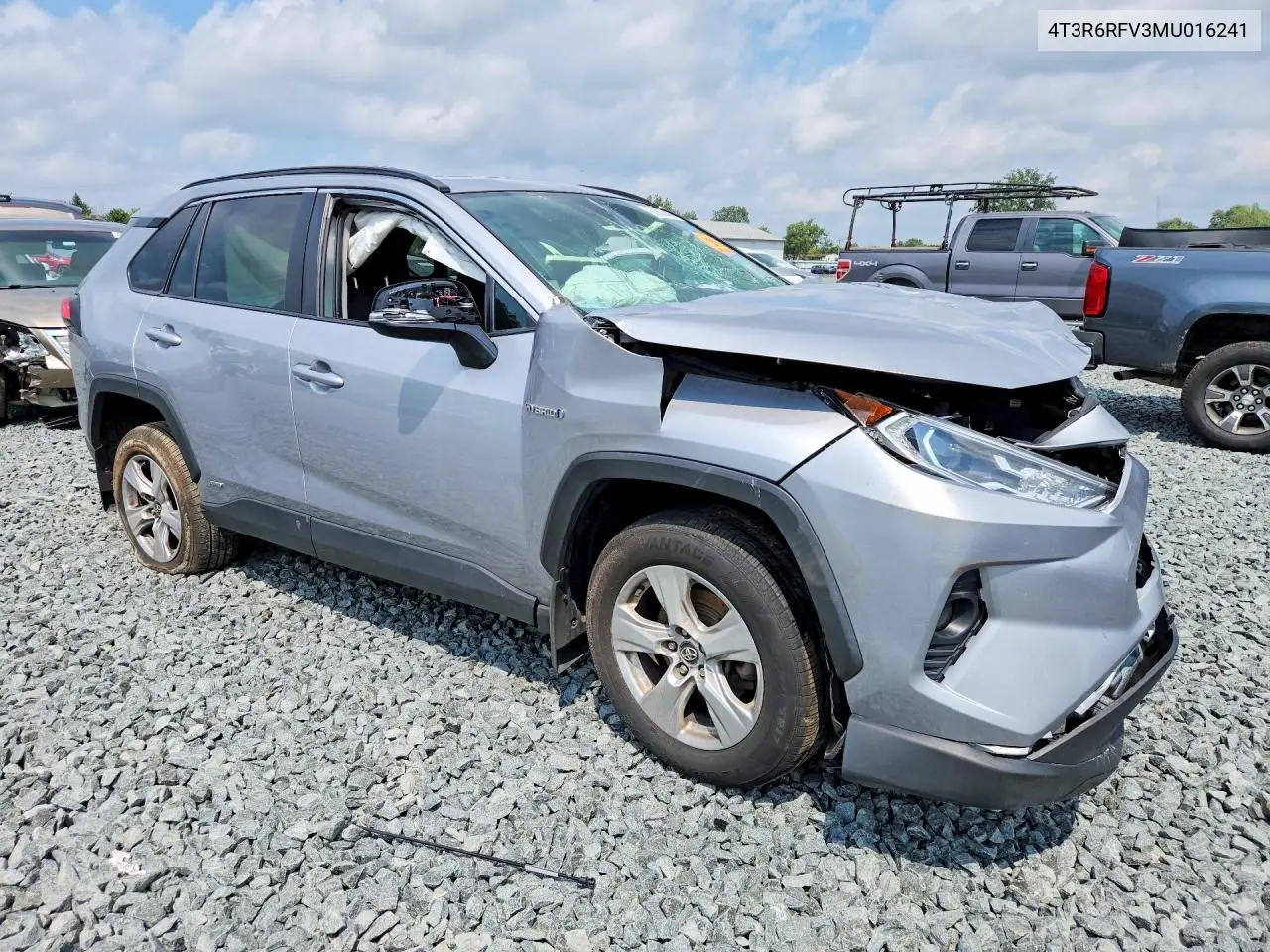 2021 Toyota Rav4 Hybrid Xle VIN: 4T3R6RFV3MU016241 Lot: 62202446