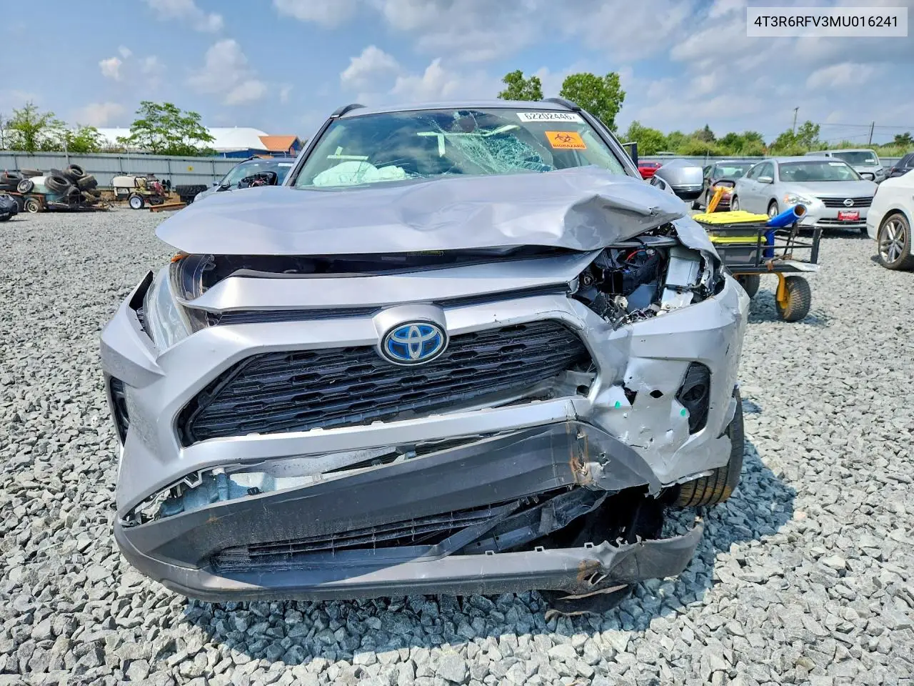 2021 Toyota Rav4 Hybrid Xle VIN: 4T3R6RFV3MU016241 Lot: 62202446