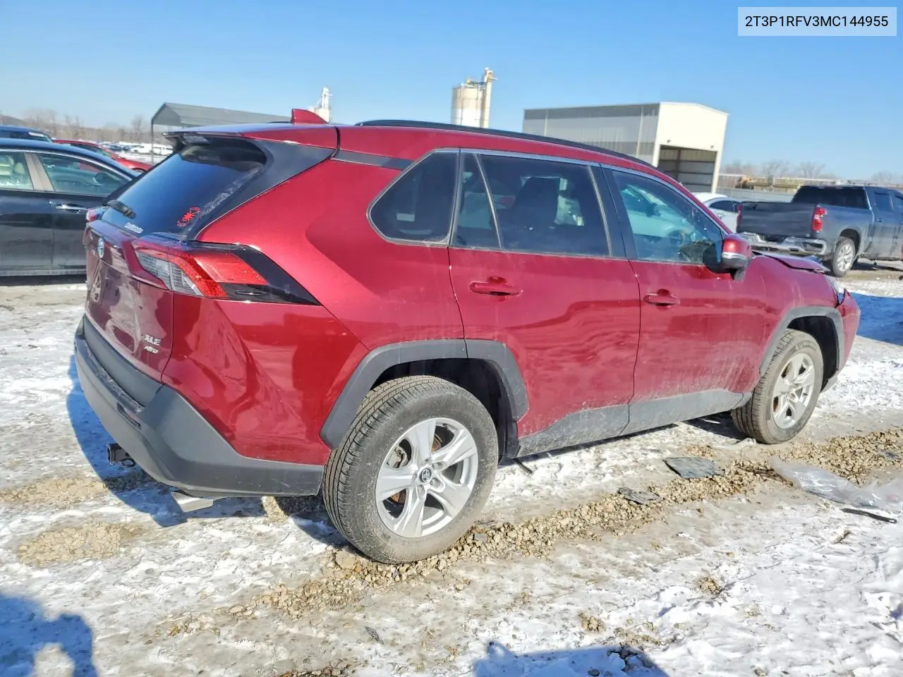 2T3P1RFV3MC144955 2021 Toyota Rav4 Xle