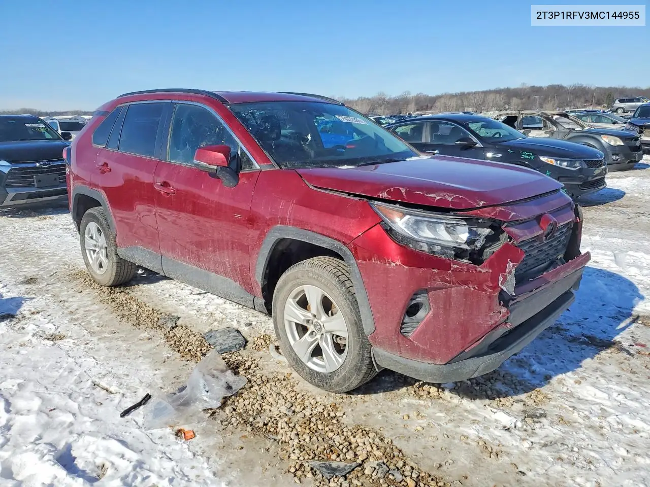 2T3P1RFV3MC144955 2021 Toyota Rav4 Xle