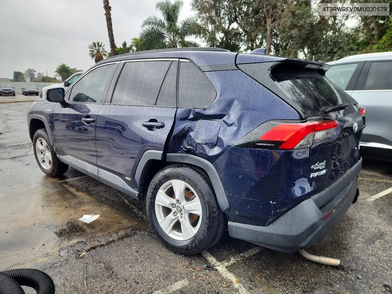2021 Toyota Rav4 Hybrid Xle VIN: 4T3RWRFV0MU030579 Lot: 77532125