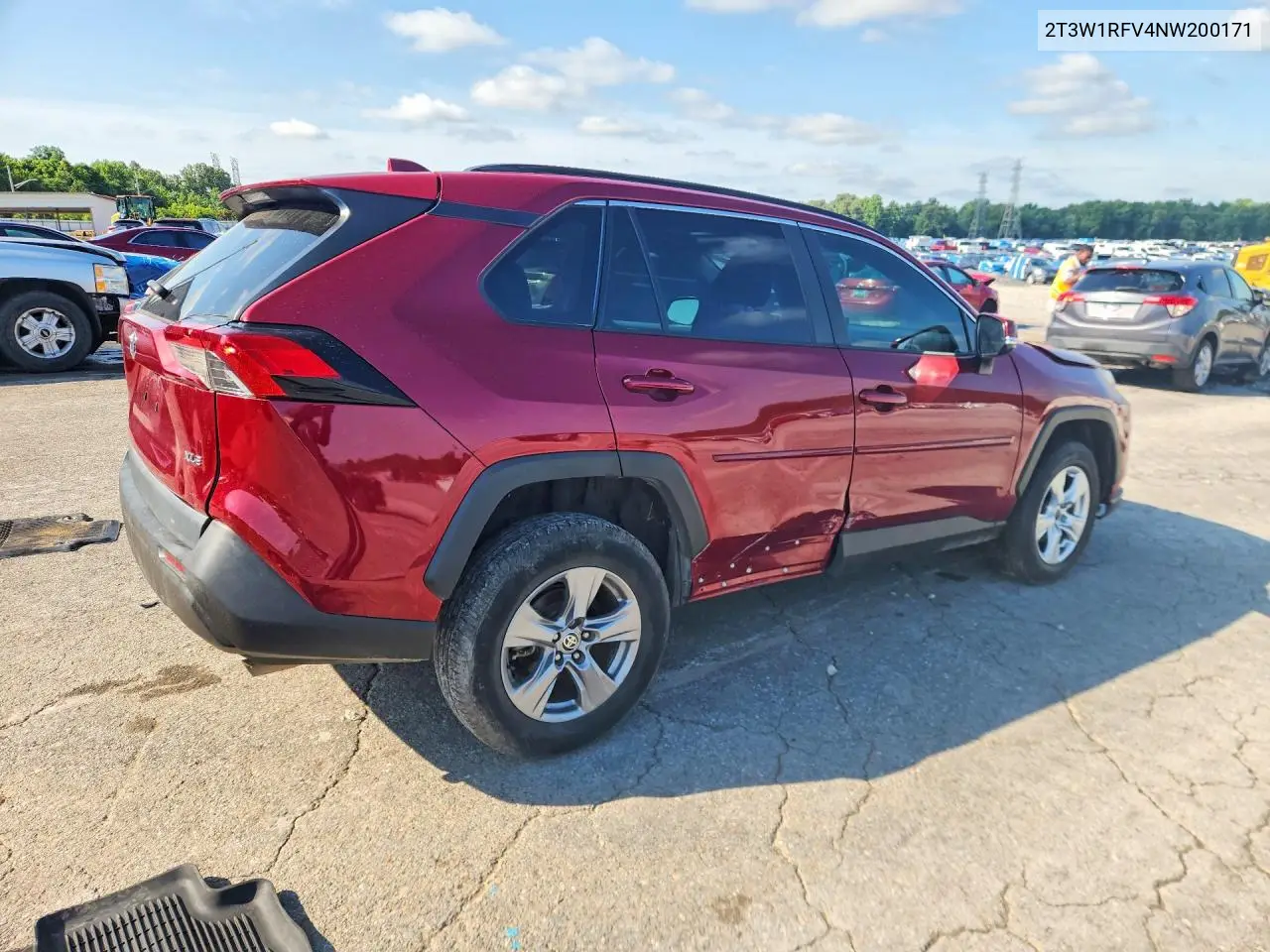 2022 Toyota Rav4 Xle VIN: 2T3W1RFV4NW200171 Lot: 58249016