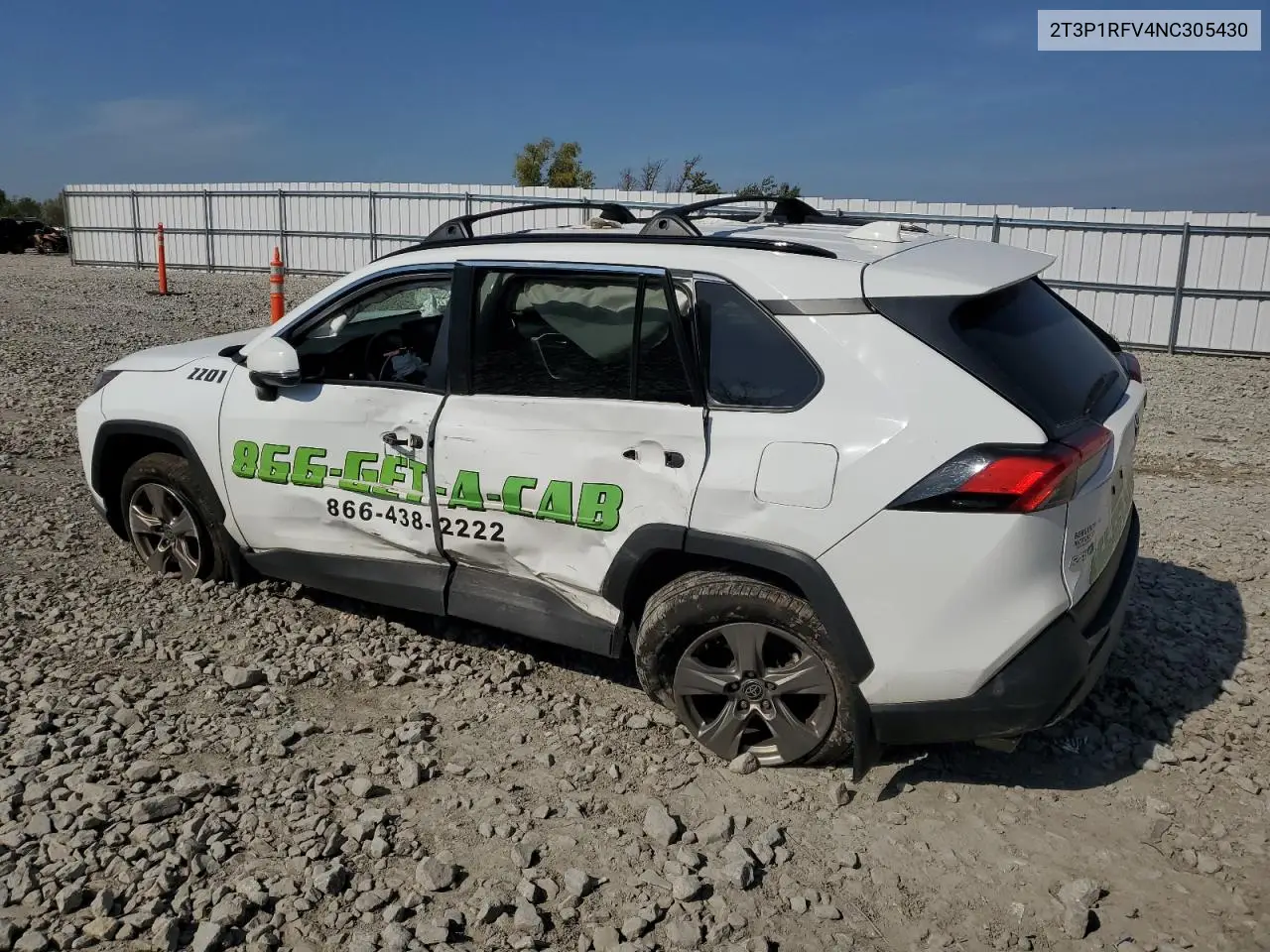 2T3P1RFV4NC305430 2022 Toyota Rav4 Xle