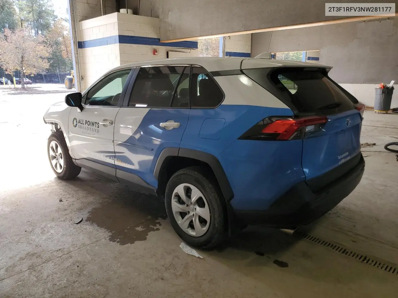 2T3F1RFV3NW281177 2022 Toyota Rav4 Le