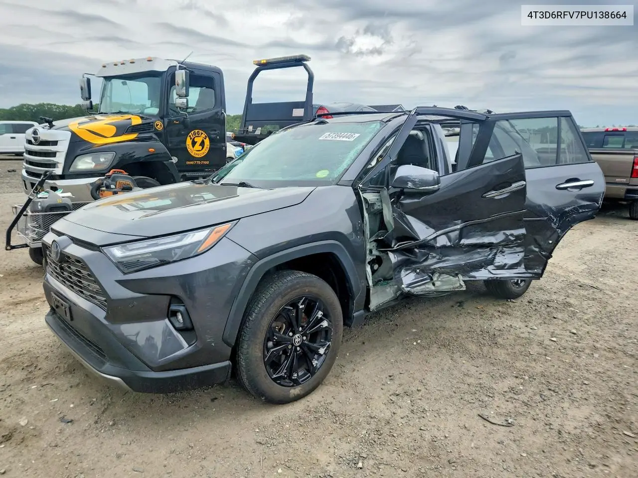 2023 Toyota Rav4 Limited VIN: 4T3D6RFV7PU138664 Lot: 57394446