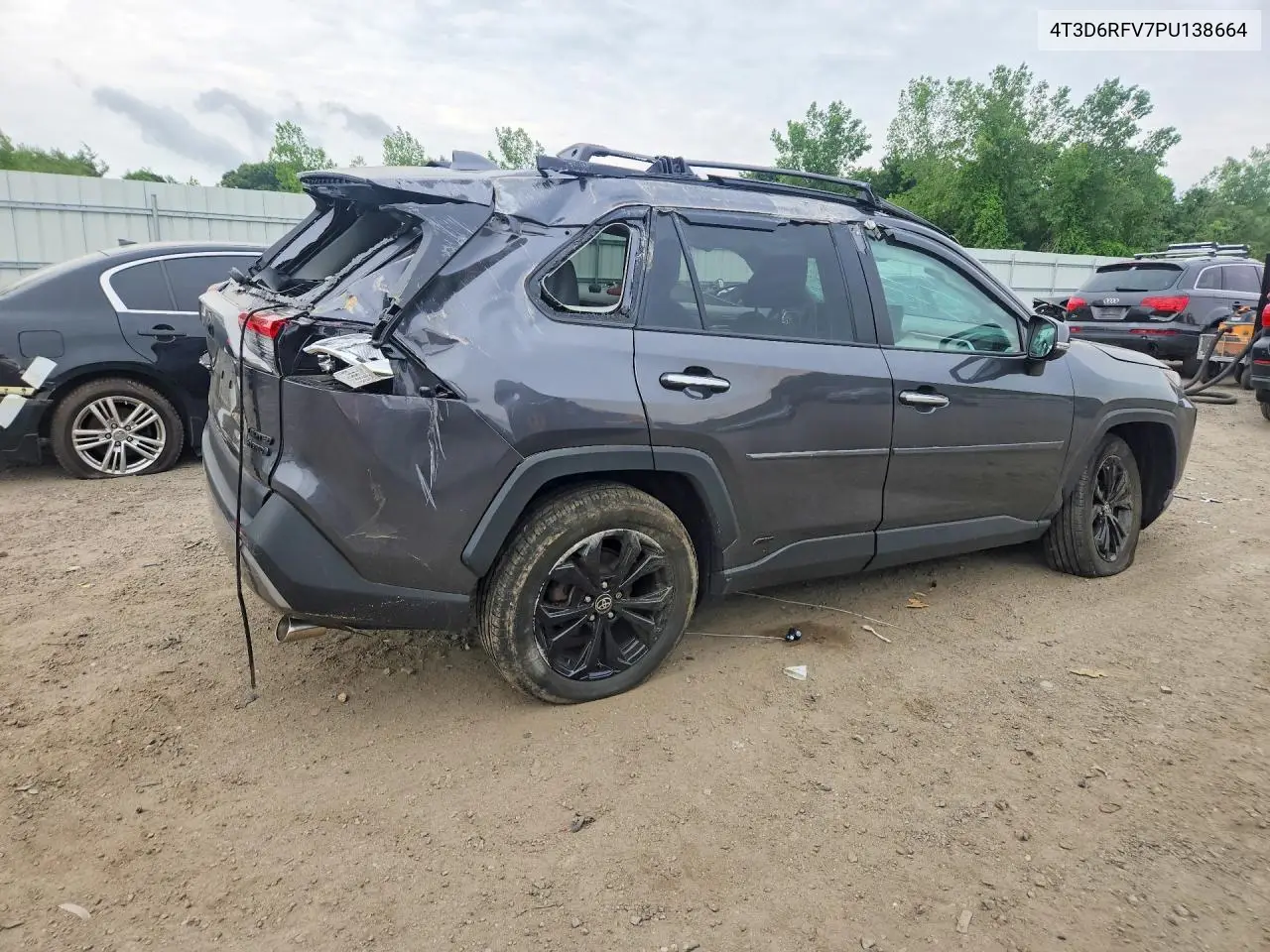2023 Toyota Rav4 Limited VIN: 4T3D6RFV7PU138664 Lot: 57394446