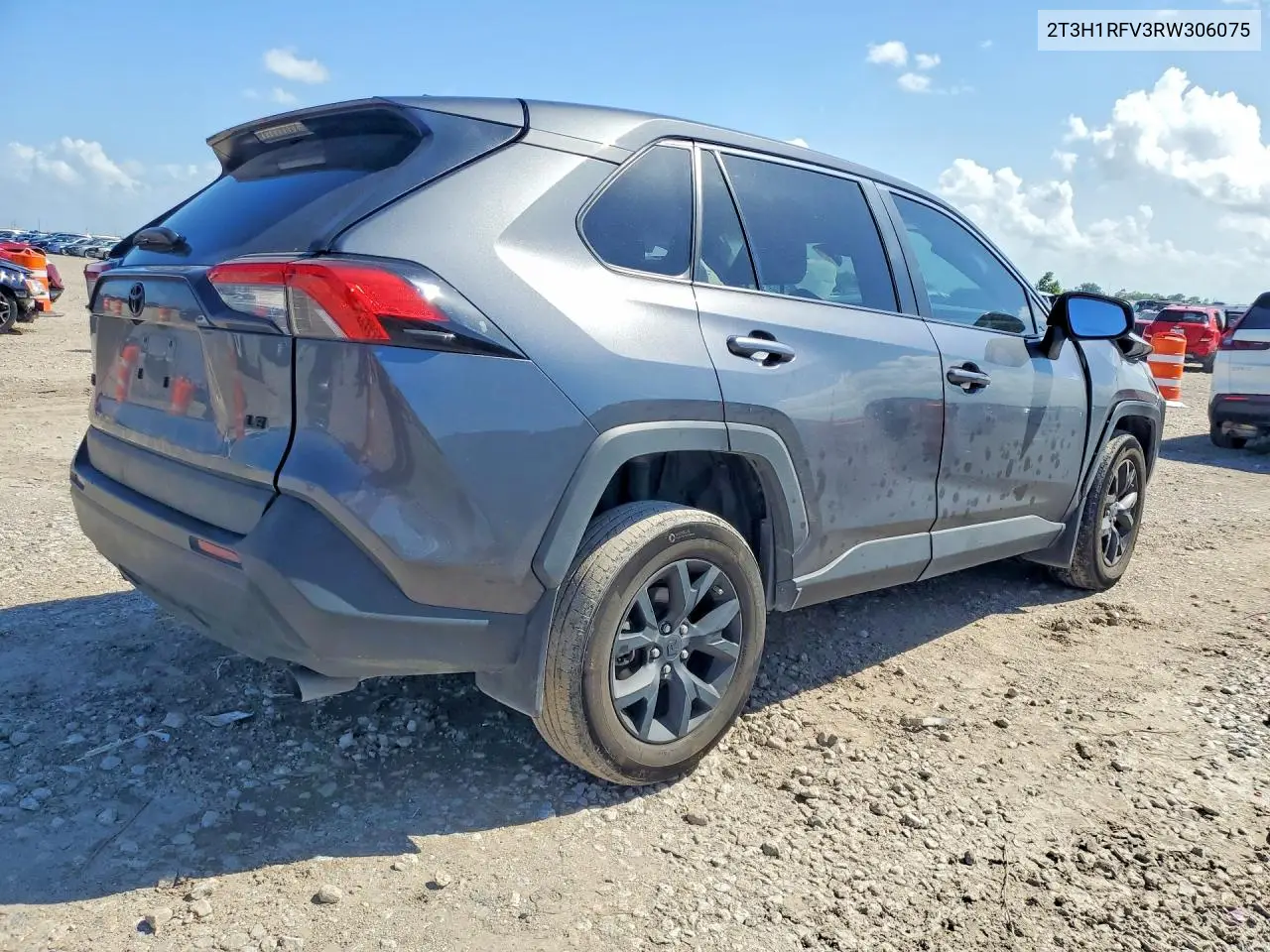 2024 Toyota Rav4 Le VIN: 2T3H1RFV3RW306075 Lot: 56447486