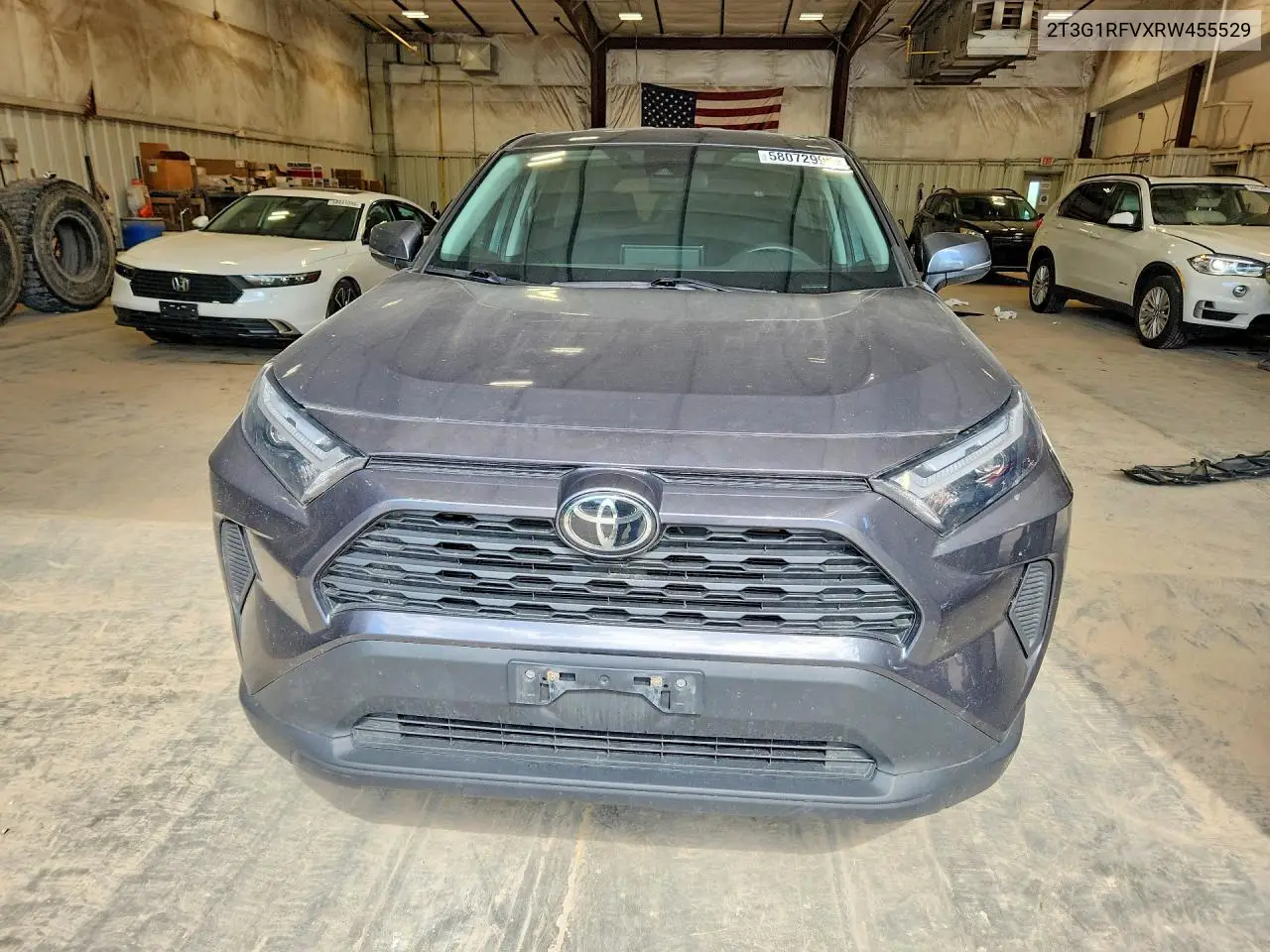2024 Toyota Rav4 Le VIN: 2T3G1RFVXRW455529 Lot: 58072996