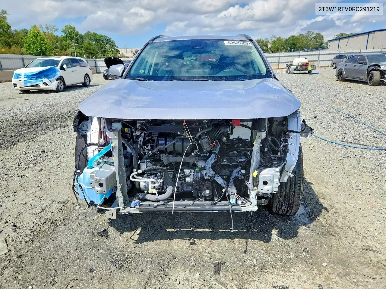2024 Toyota Rav4 Xle VIN: 2T3W1RFV0RC291219 Lot: 59586986