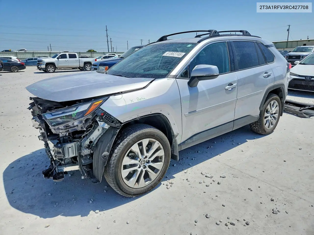 2024 Toyota Rav4 Xle Premium VIN: 2T3A1RFV3RC427708 Lot: 61862746