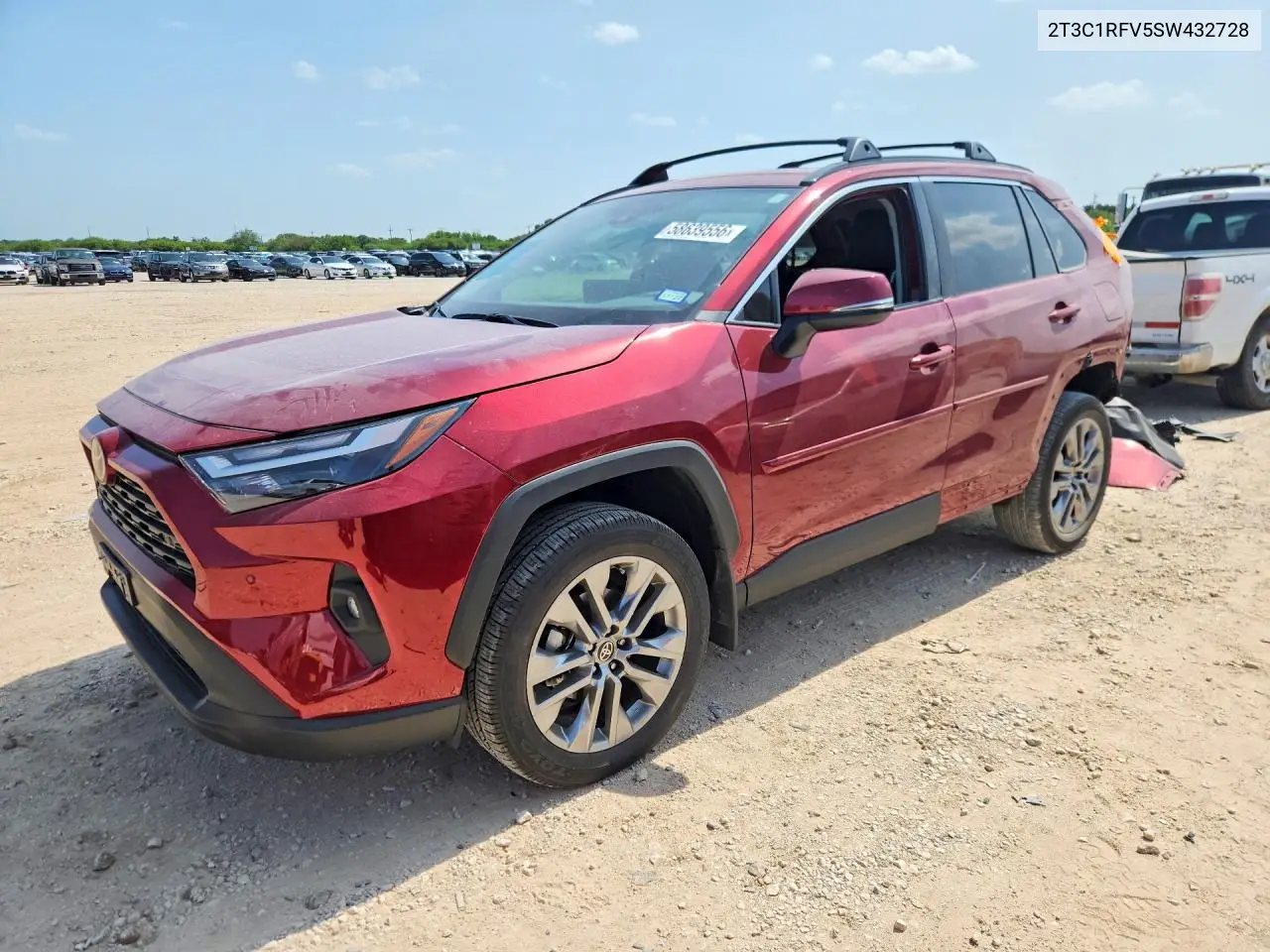 2025 Toyota Rav4 Xle Premium VIN: 2T3C1RFV5SW432728 Lot: 58639556