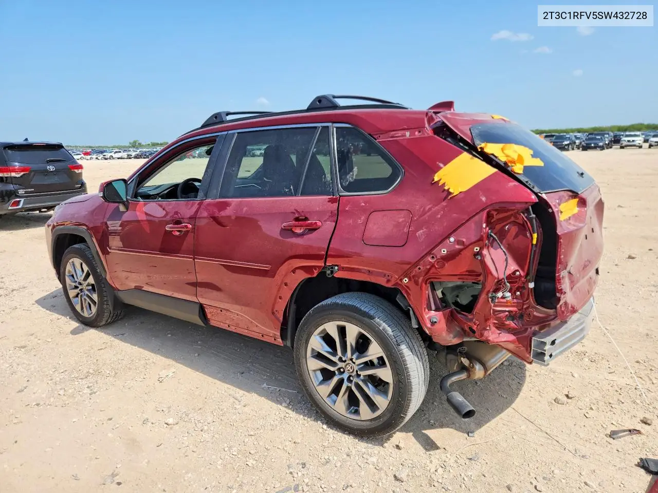 2025 Toyota Rav4 Xle Premium VIN: 2T3C1RFV5SW432728 Lot: 58639556