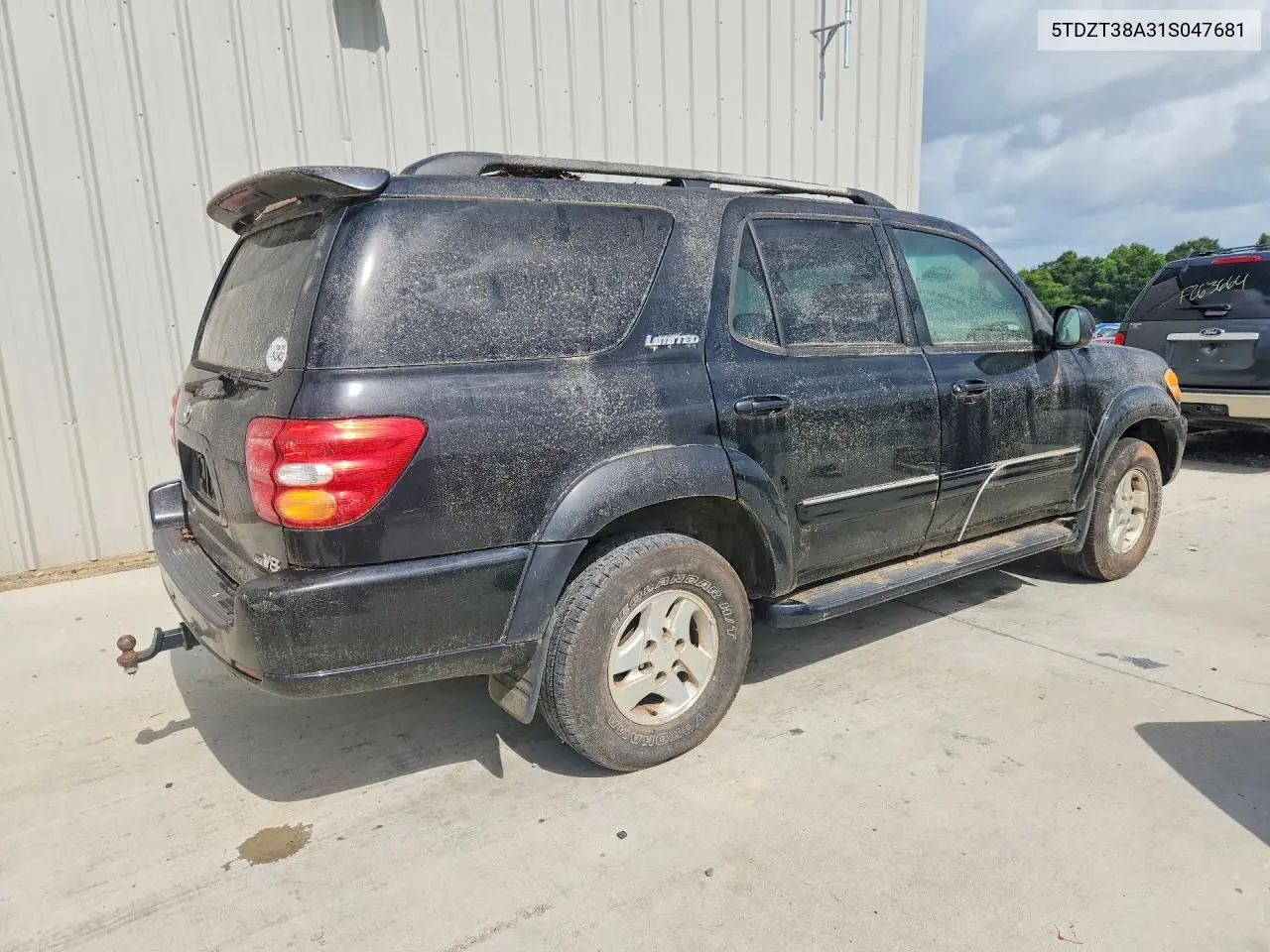 2001 Toyt Sequoia VIN: 5TDZT38A31S047681 Lot: 55766346