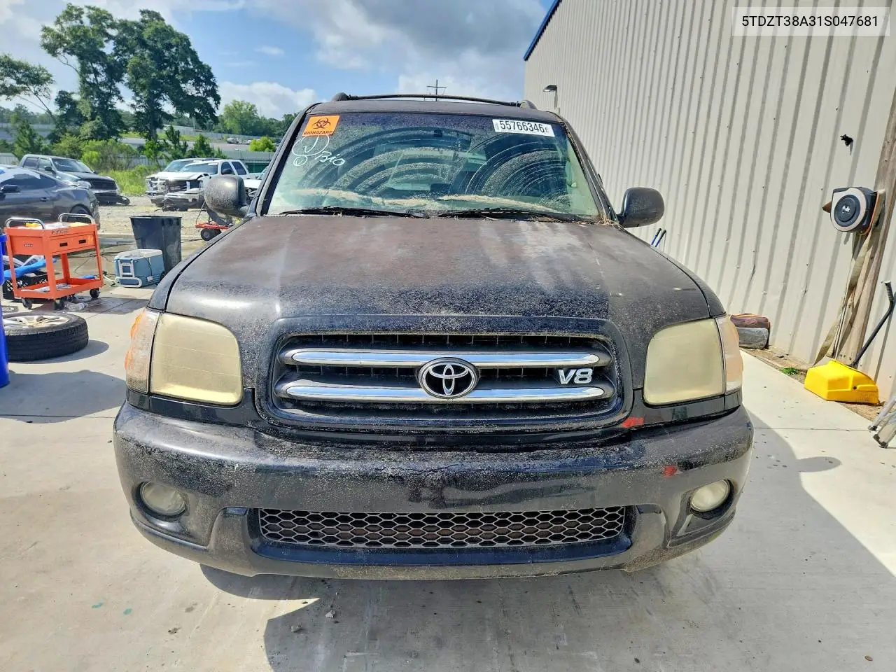 2001 Toyt Sequoia VIN: 5TDZT38A31S047681 Lot: 55766346