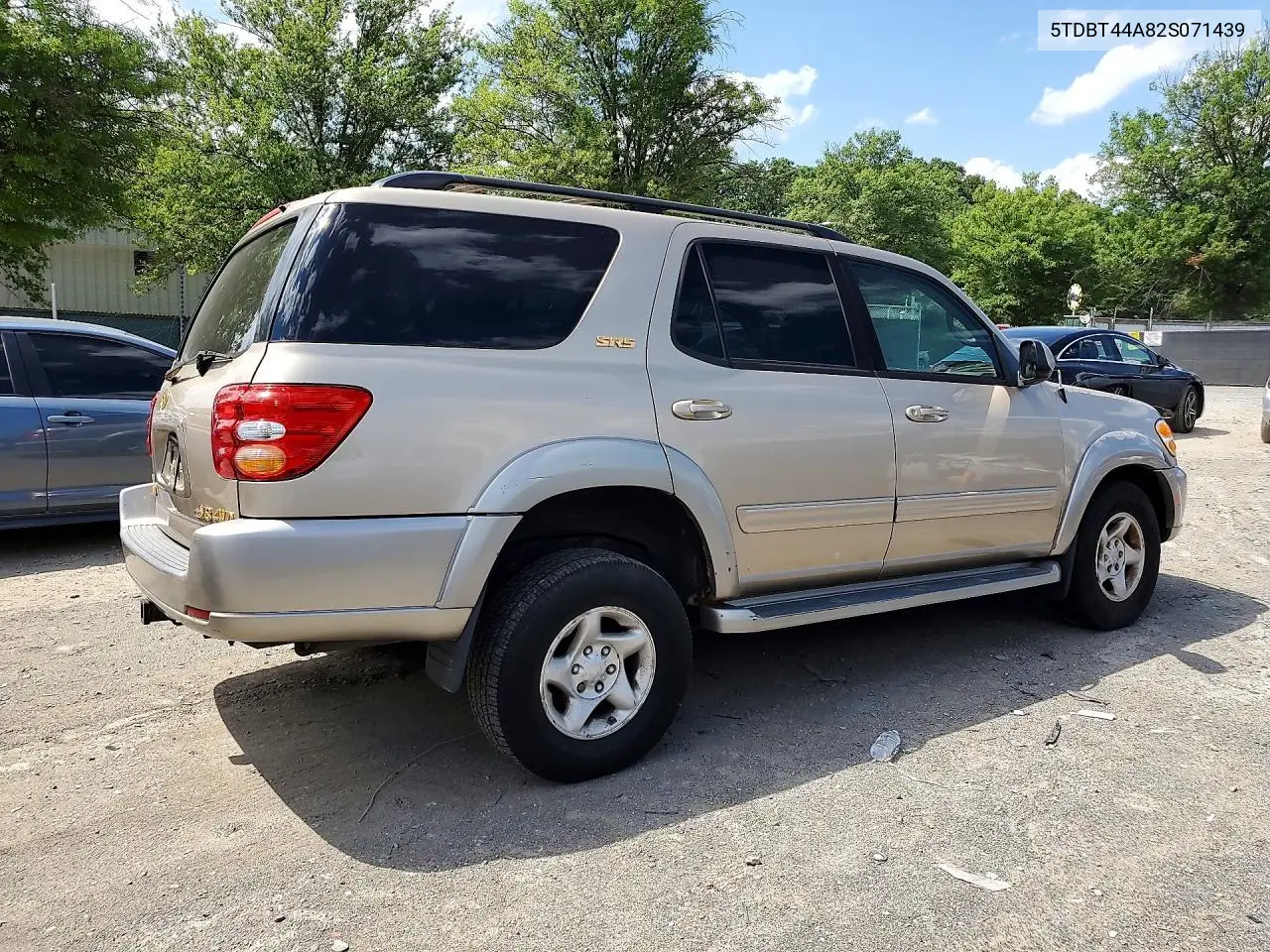2002 Toyota Sequoia Sr5 VIN: 5TDBT44A82S071439 Lot: 57148076