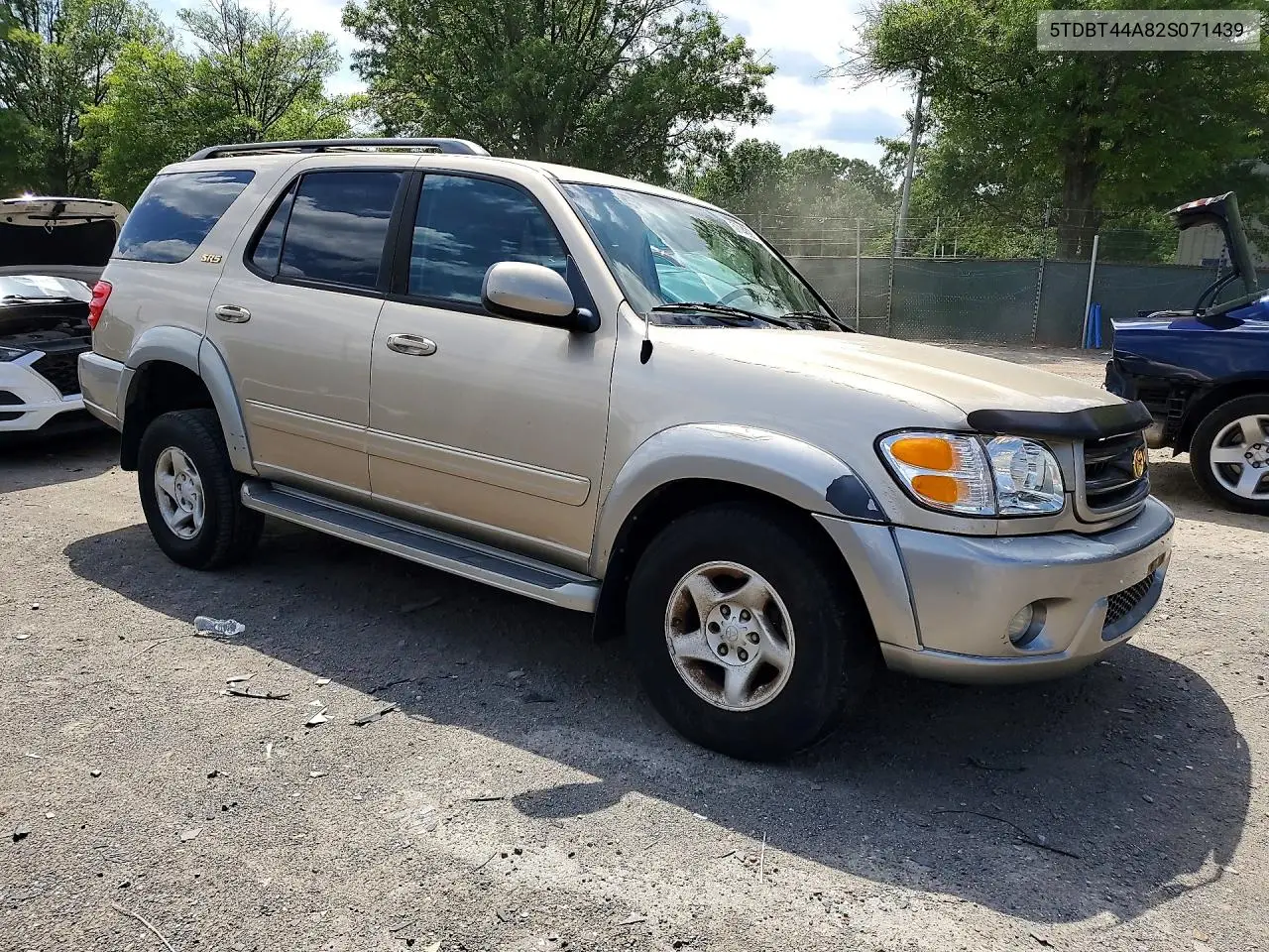 2002 Toyota Sequoia Sr5 VIN: 5TDBT44A82S071439 Lot: 57148076
