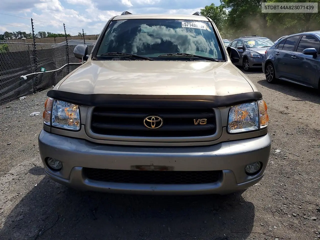2002 Toyota Sequoia Sr5 VIN: 5TDBT44A82S071439 Lot: 57148076