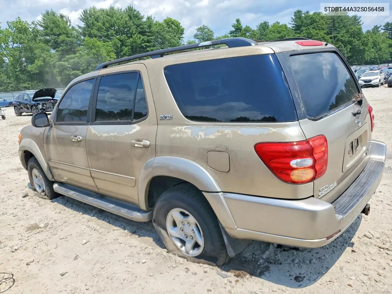 2002 Toyota Sequoia Sr5 VIN: 5TDBT44A32S056458 Lot: 58482266